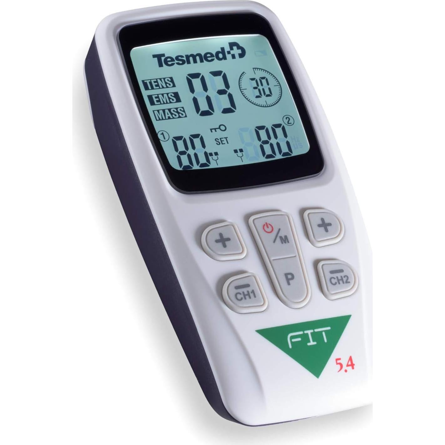 Estimulación Muscular Tesmed Fit 5.4 - 22 Programas, 4 Electrodos
