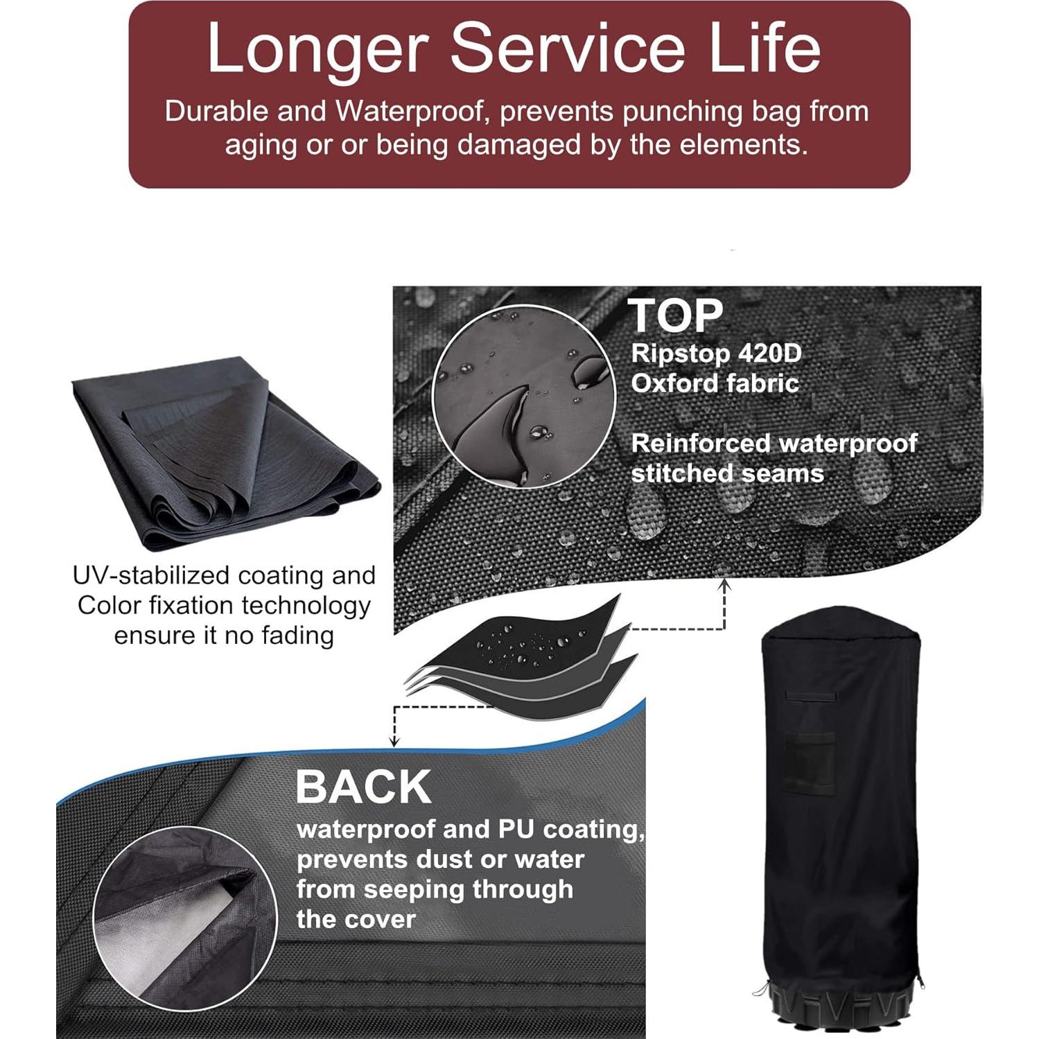 Funda protectora GS Alderaul para saco de boxeo 110 cm