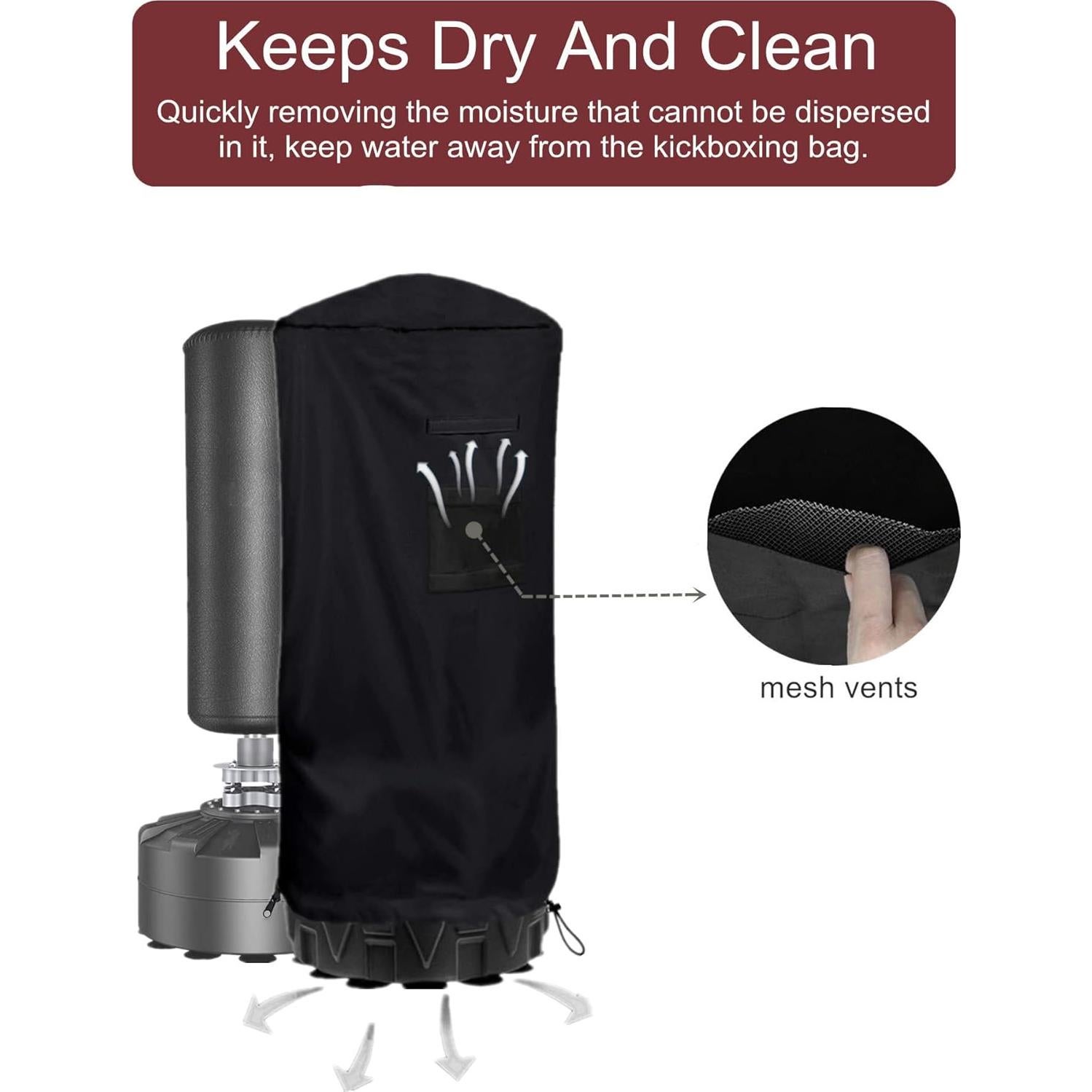 Funda protectora GS Alderaul para saco de boxeo 110 cm