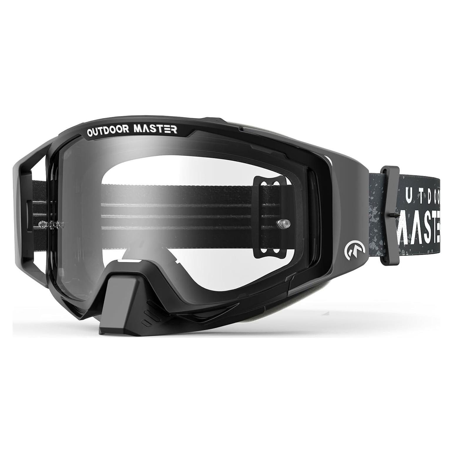 Gafas de Moto OutdoorMaster Mustang OTG Lente Clara Unisex