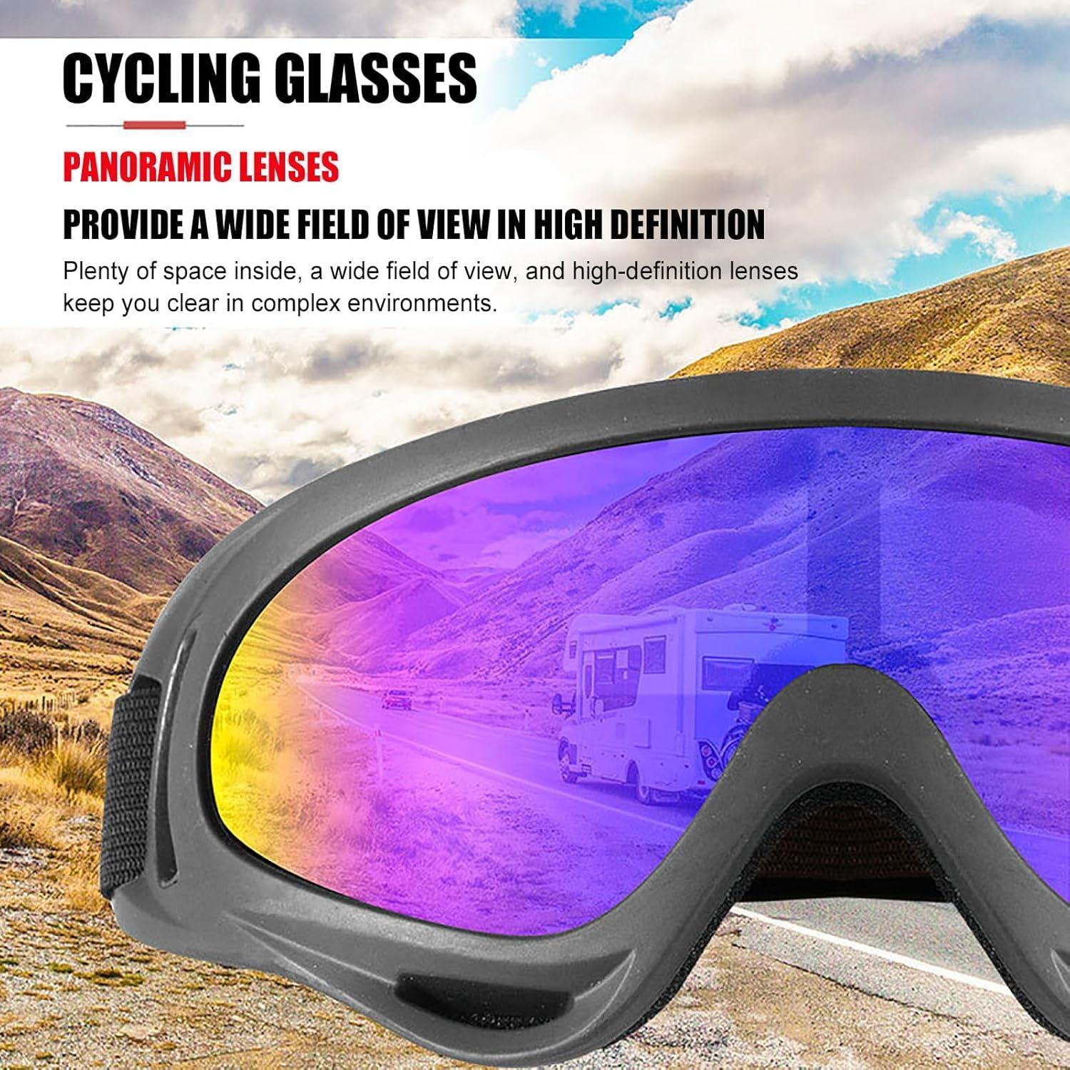 Gafas de Motocicleta Immoono MOON030 con Bufandas para el Cuello