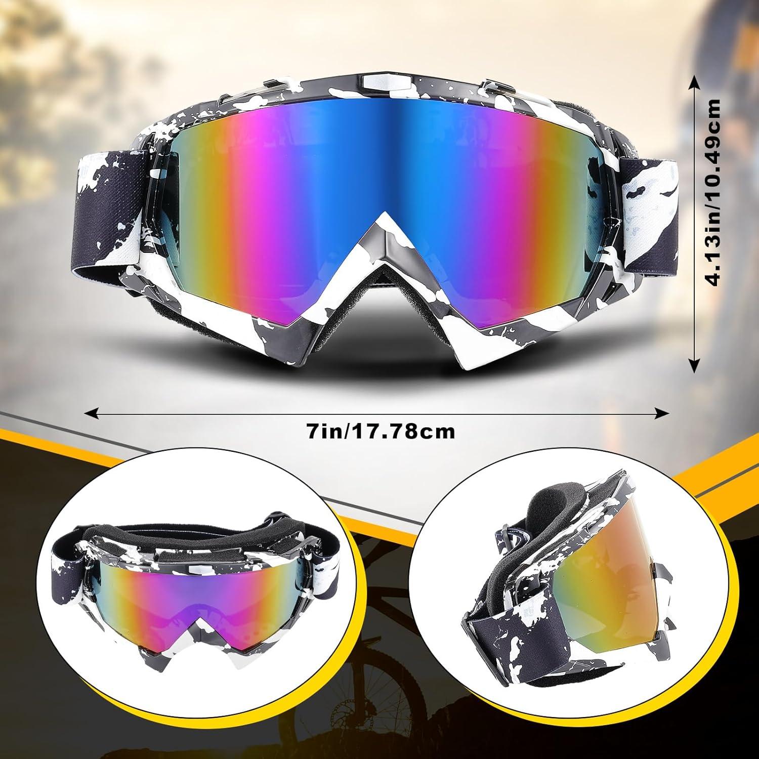 Gafas de Motocross Tallew 4 Pares Ajustables para Deportes