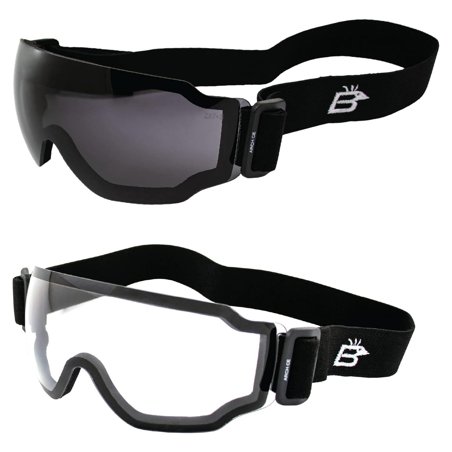 Gafas de Seguridad Birdz Arch con Lentes Claros y Ahumados