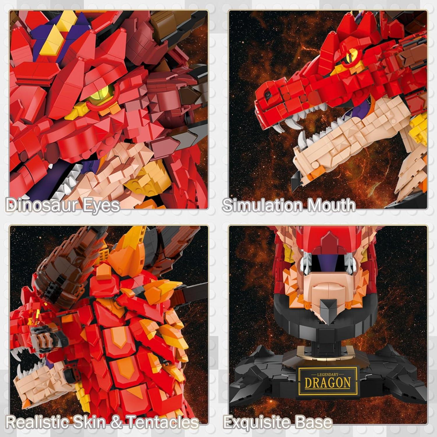 Conjunto de Bloques de Construcción Dragón JMBricklayer 70105