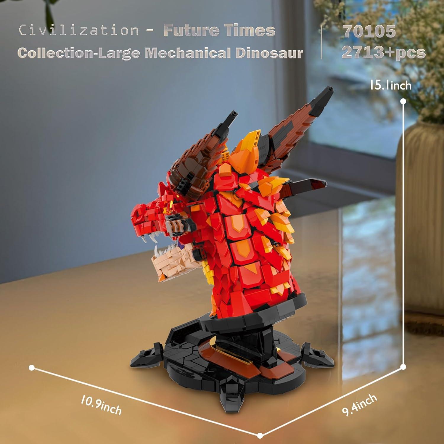 Conjunto de Bloques de Construcción Dragón JMBricklayer 70105