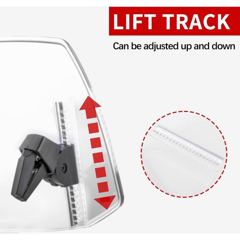 Extensión de Parabrisas de Motocicleta KICRY Transparente