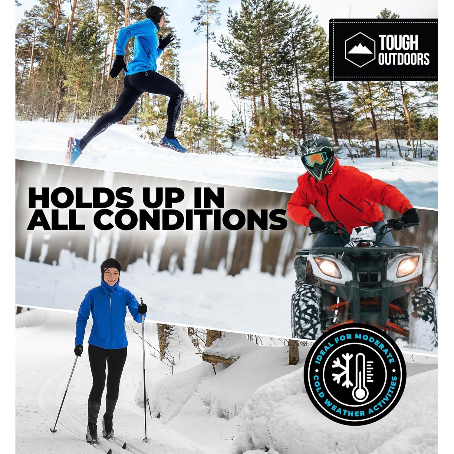 Gorro Térmico Tough Headwear para Casco - Invierno, Negro