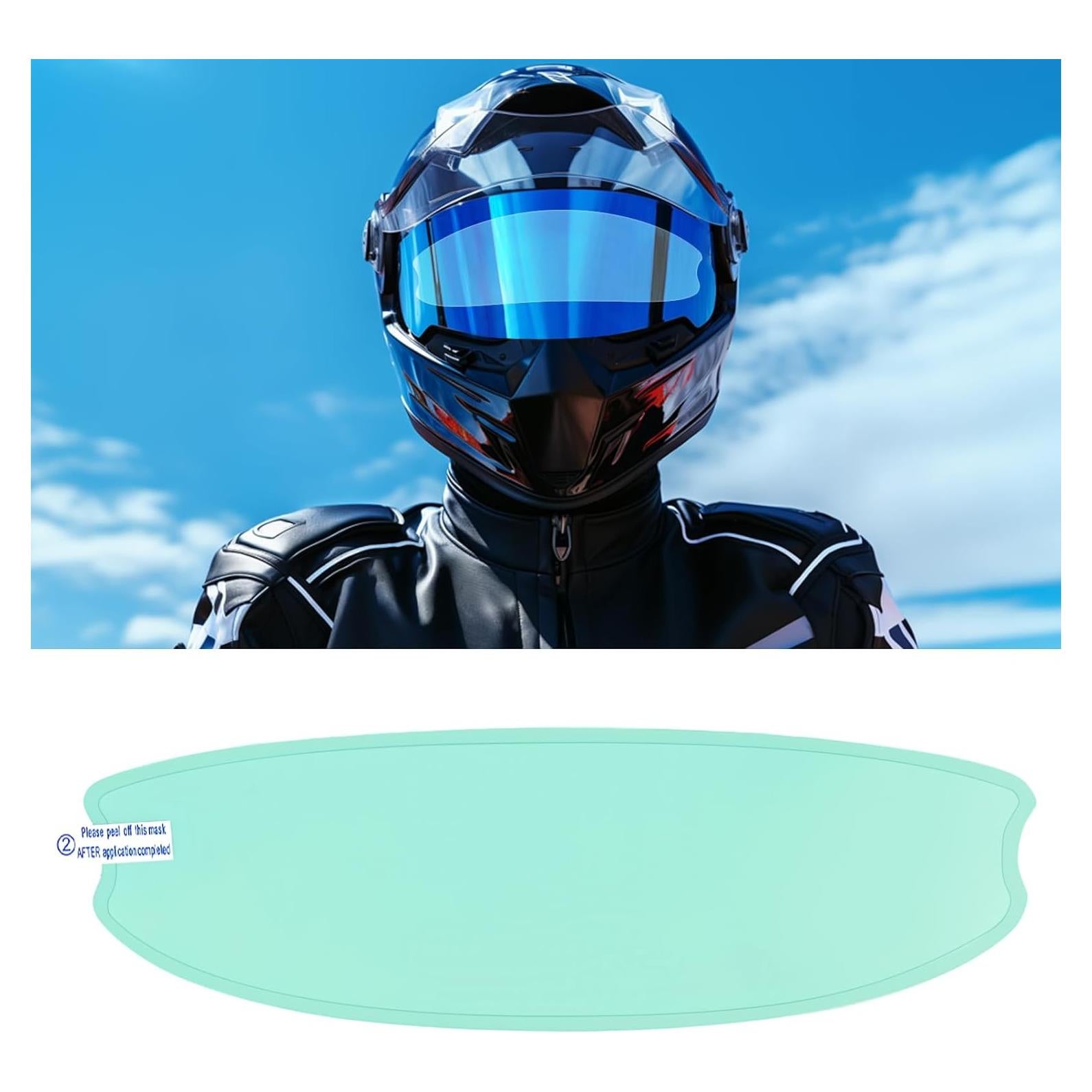 Película Antivaho para Casco Xuzimaoyi - 24.5x8 cm