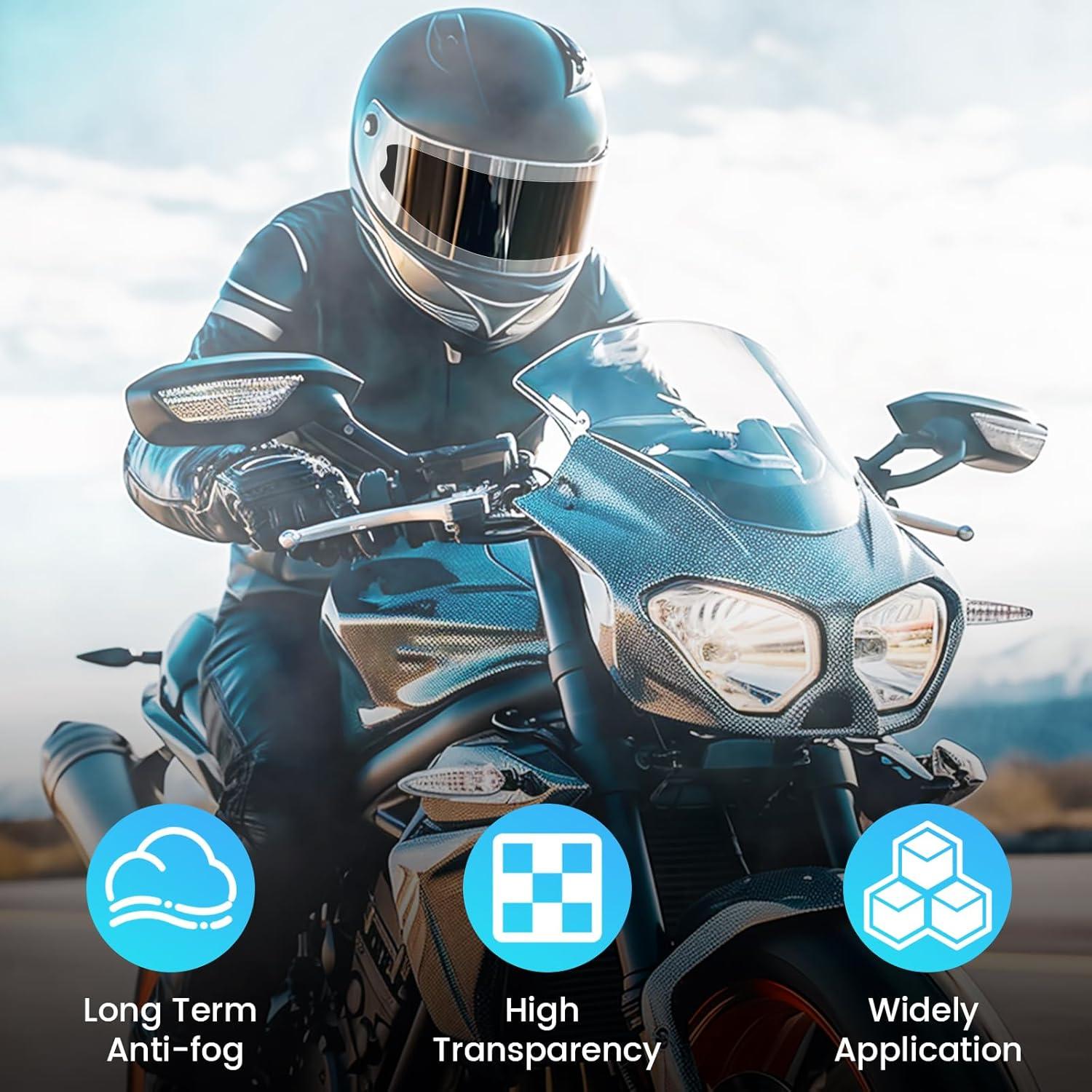 Película Antivaho para Casco Xuzimaoyi - 24.5x8 cm