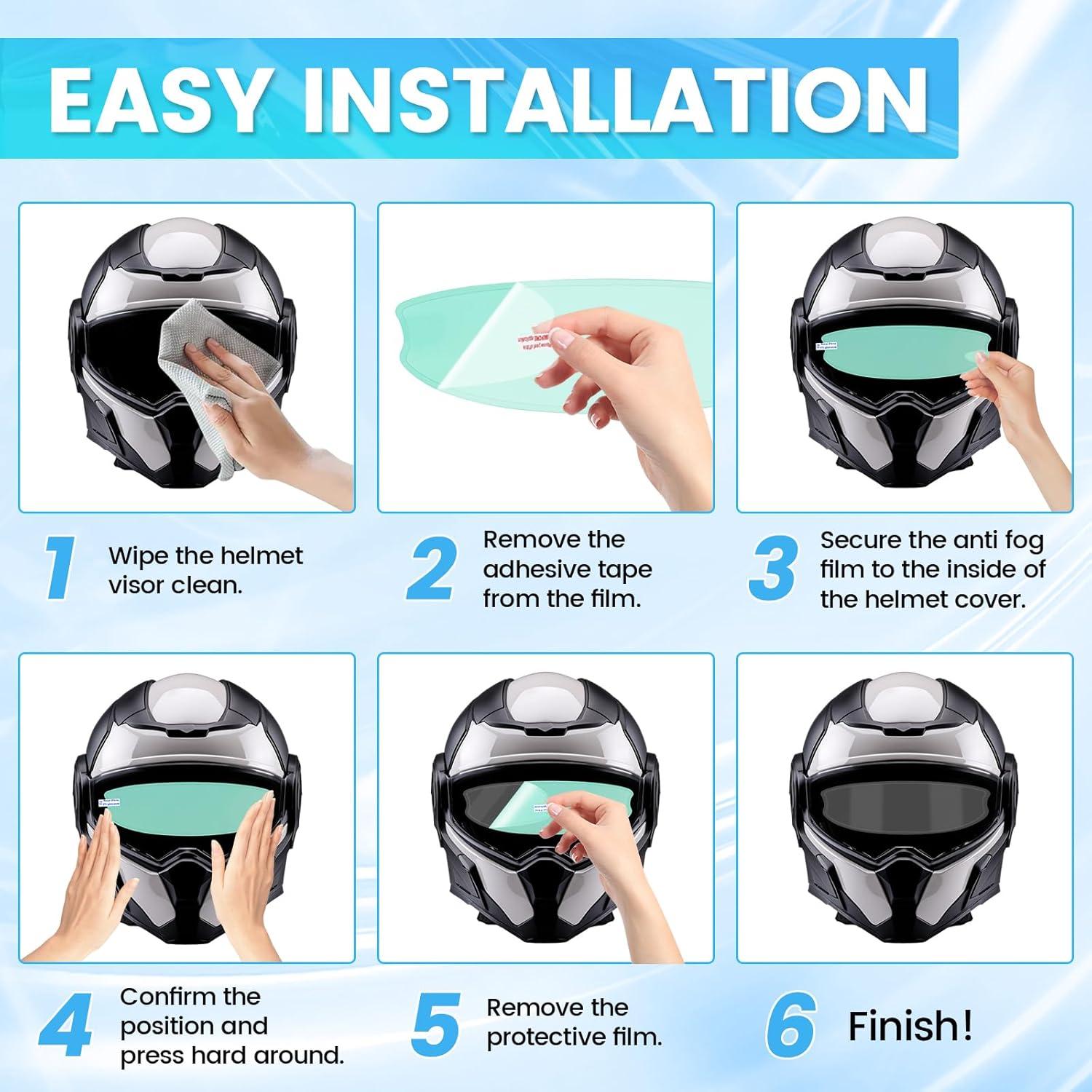 Película Antivaho para Casco Xuzimaoyi - 24.5x8 cm