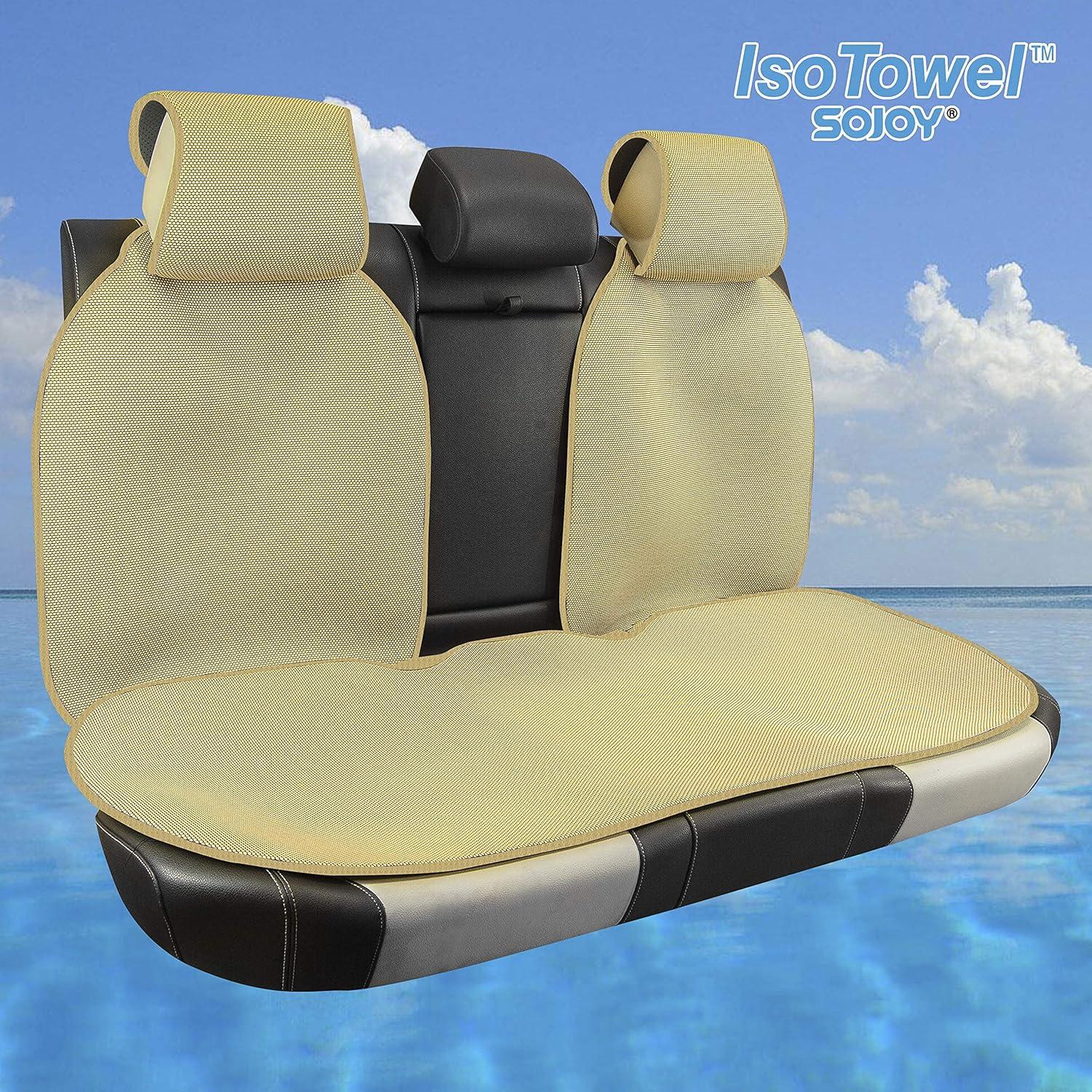 Funda de Asiento de Coche Sojoy SJ0007 Beige Universal