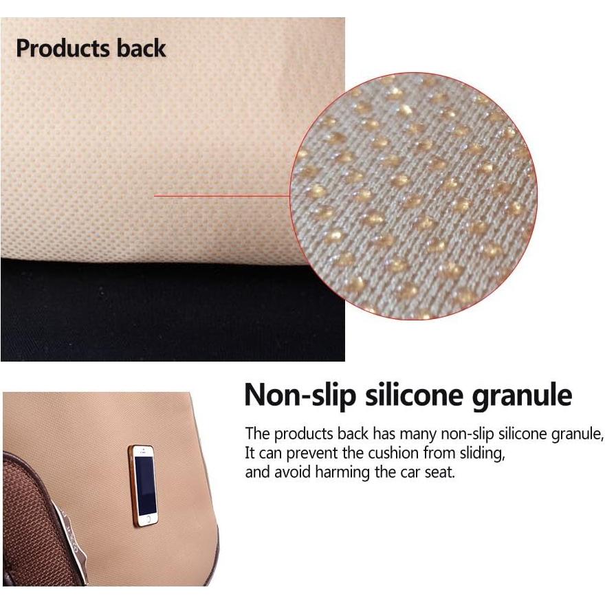 Funda de Asiento de Coche Suninbox Gris Transpirable Lino