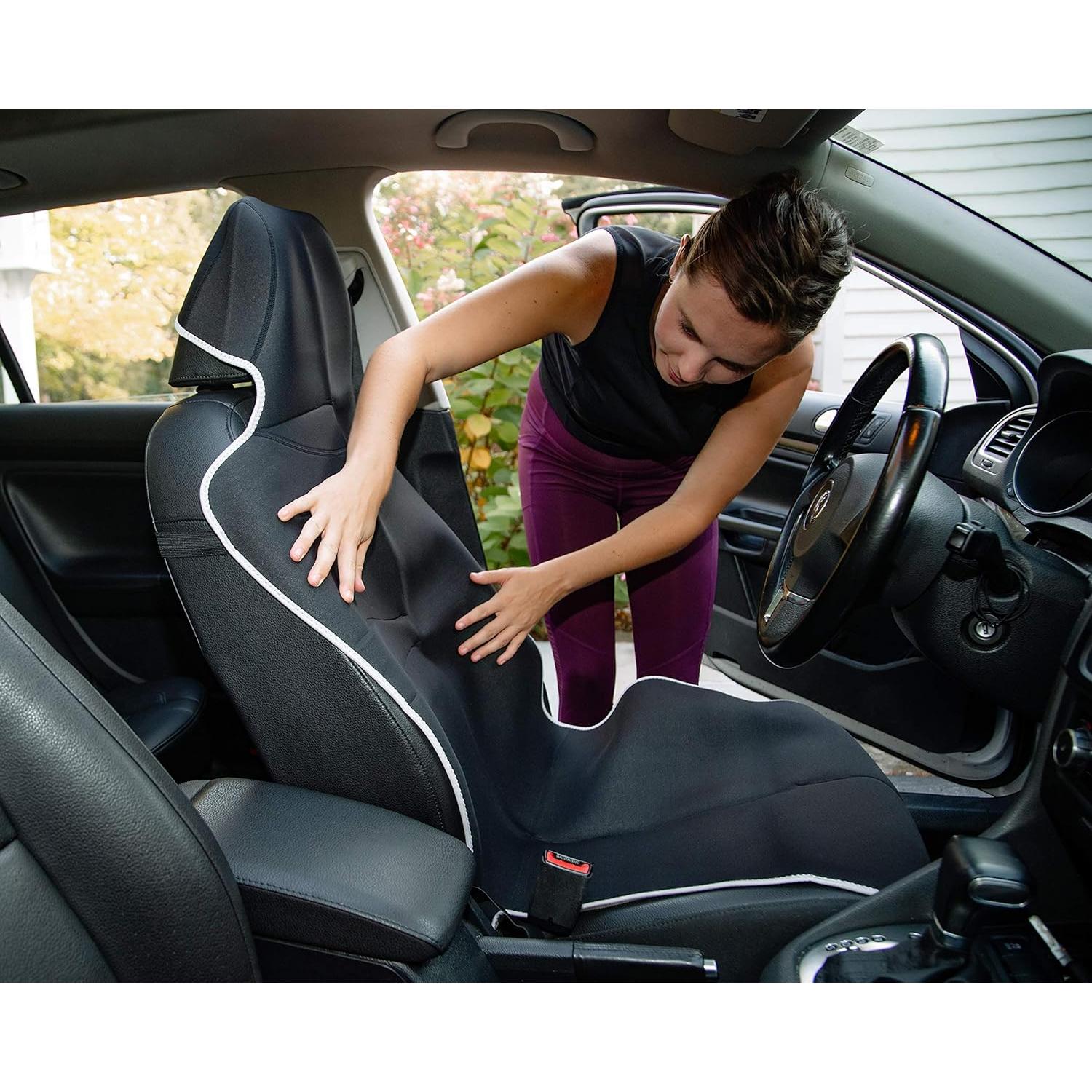 Funda de Asiento de Coche Gorla Neopreno Impermeable 2 Pack