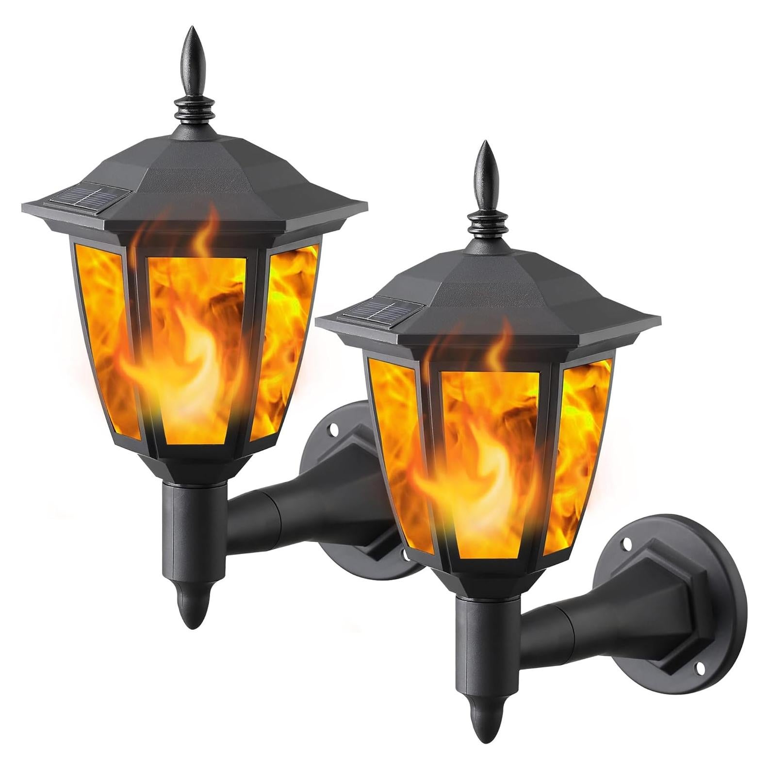 Dynaming Lámparas de Pared Solar LED 2 Piezas 1800K IP44