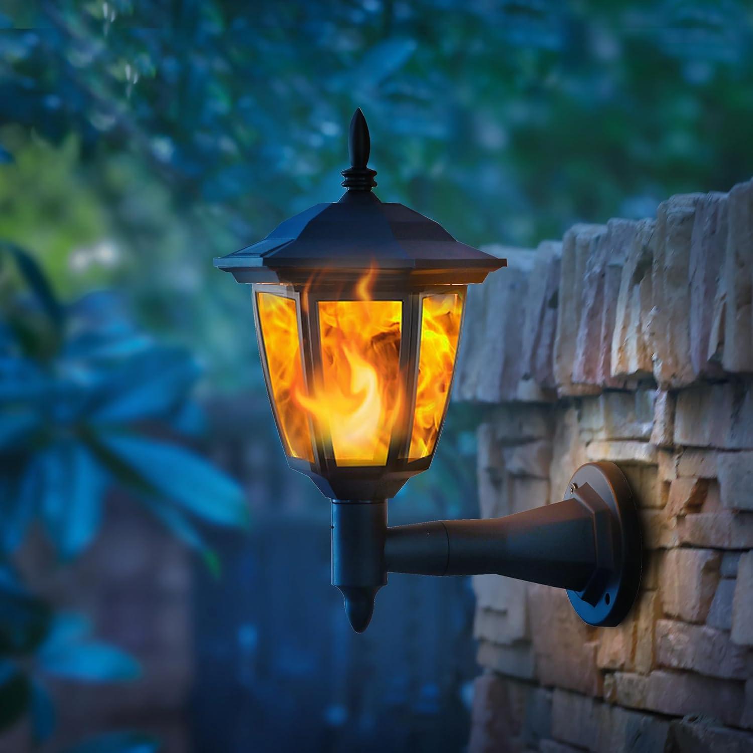 Dynaming Lámparas de Pared Solar LED 2 Piezas 1800K IP44