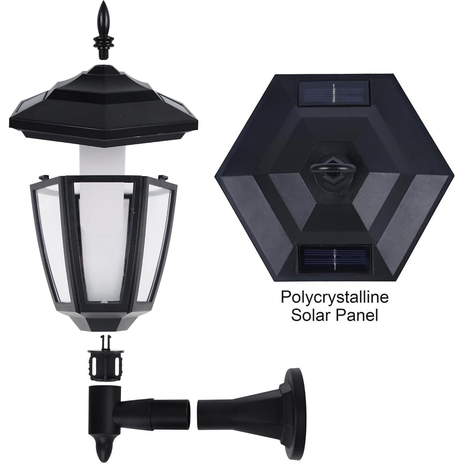 Dynaming Lámparas de Pared Solar LED 2 Piezas 1800K IP44