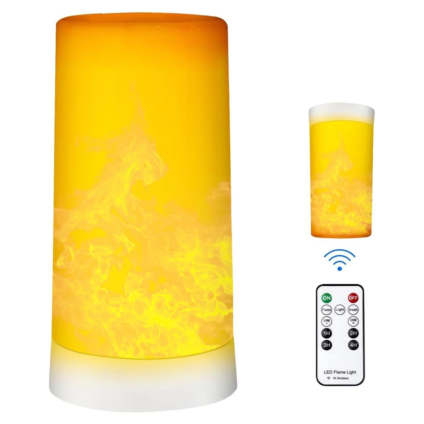 Luz de Efecto Llama LED Casashiner con Control Remoto 1 Paquete