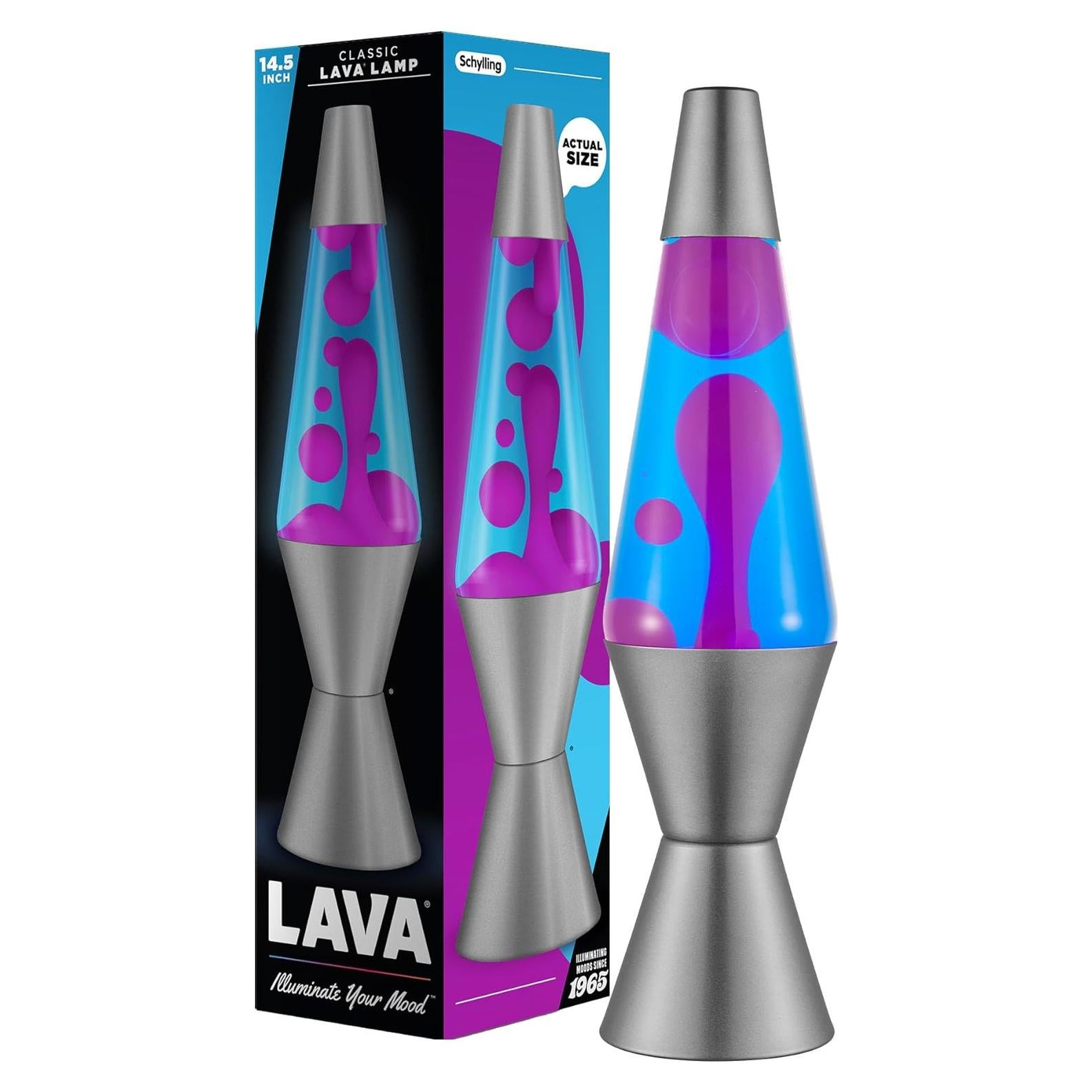 Lámpara Lava Lava - 36.83 cm Onda Cósmica Azul - Original