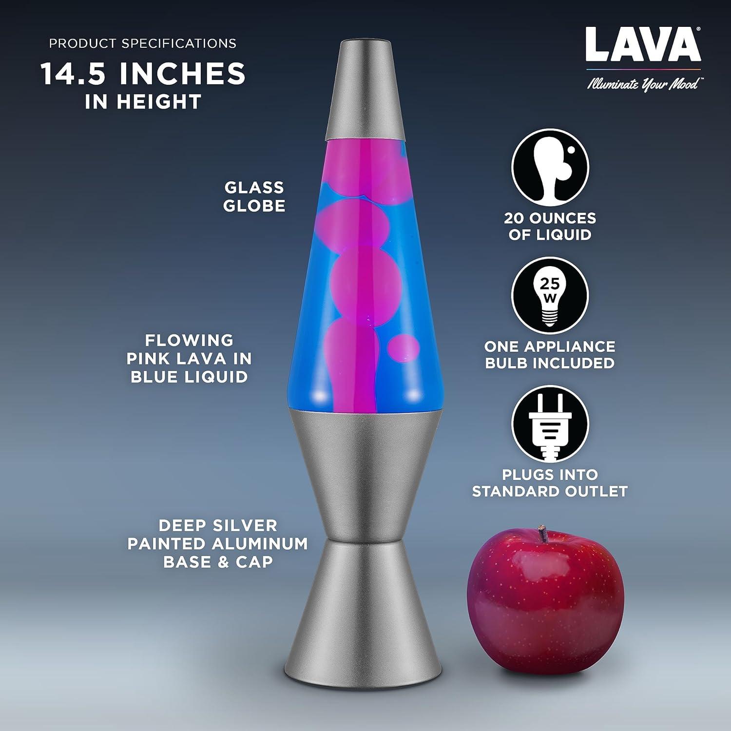 Lámpara Lava Lava - 36.83 cm Onda Cósmica Azul - Original