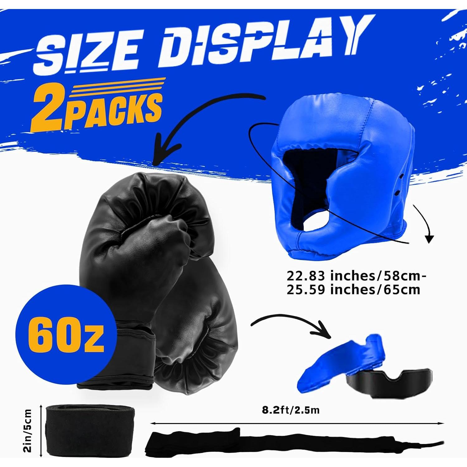 Set de Boxeo JLXMAXLJ para Niños - 14 Piezas, Guantes 170g