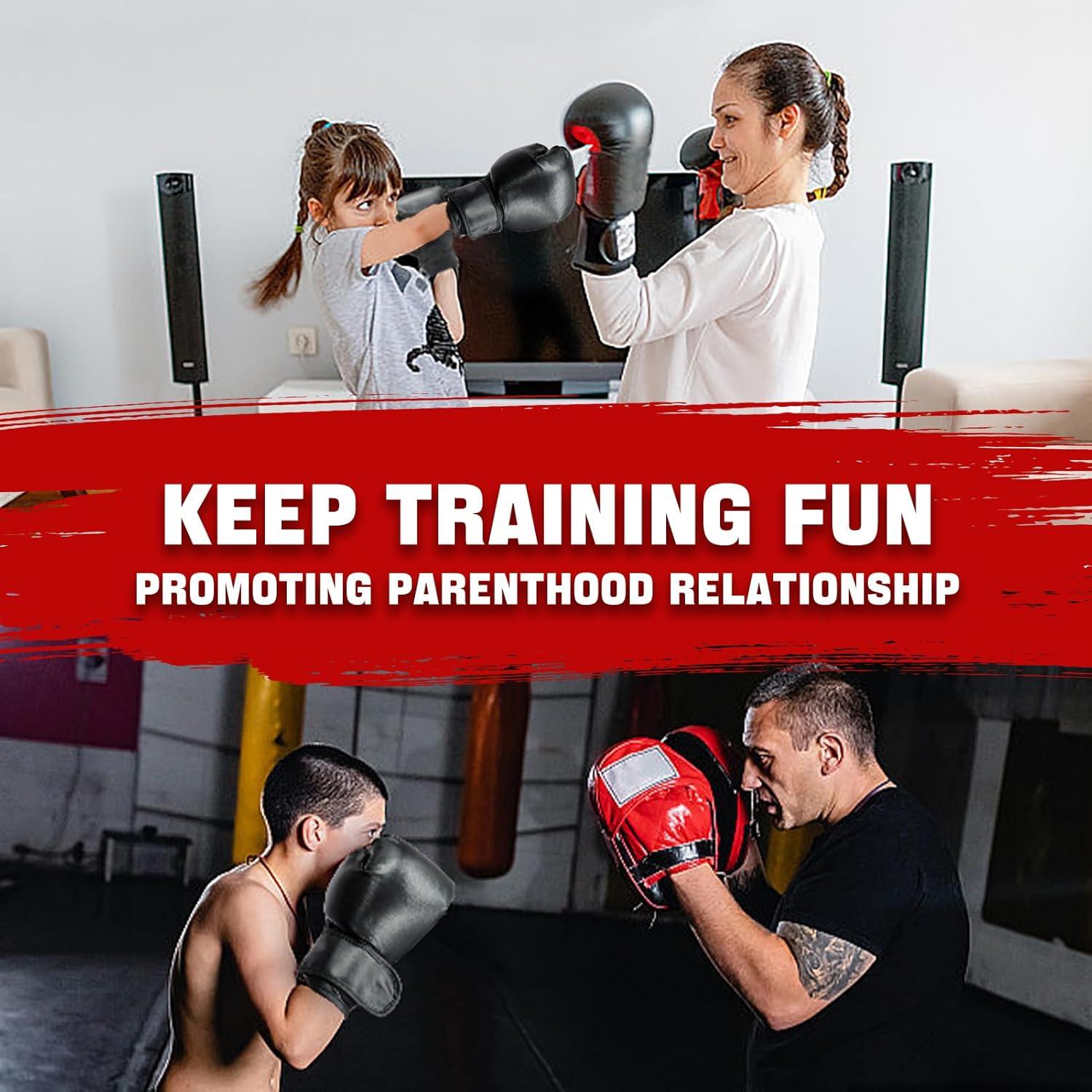 Set de Boxeo JLXMAXLJ para Niños - 14 Piezas, Guantes 170g