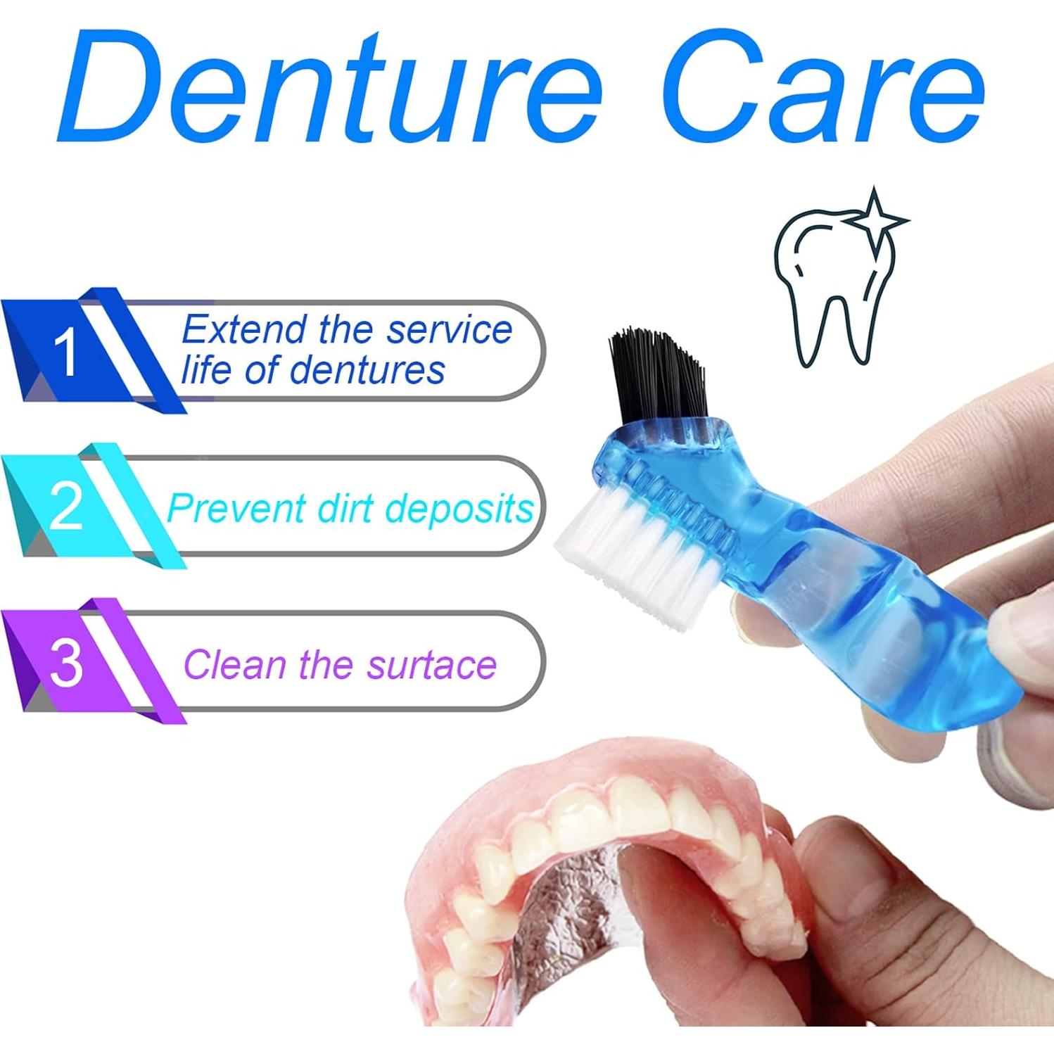 Estuche Limpiador de Dentaduras Keedolla Negro 9.4x9.1cm