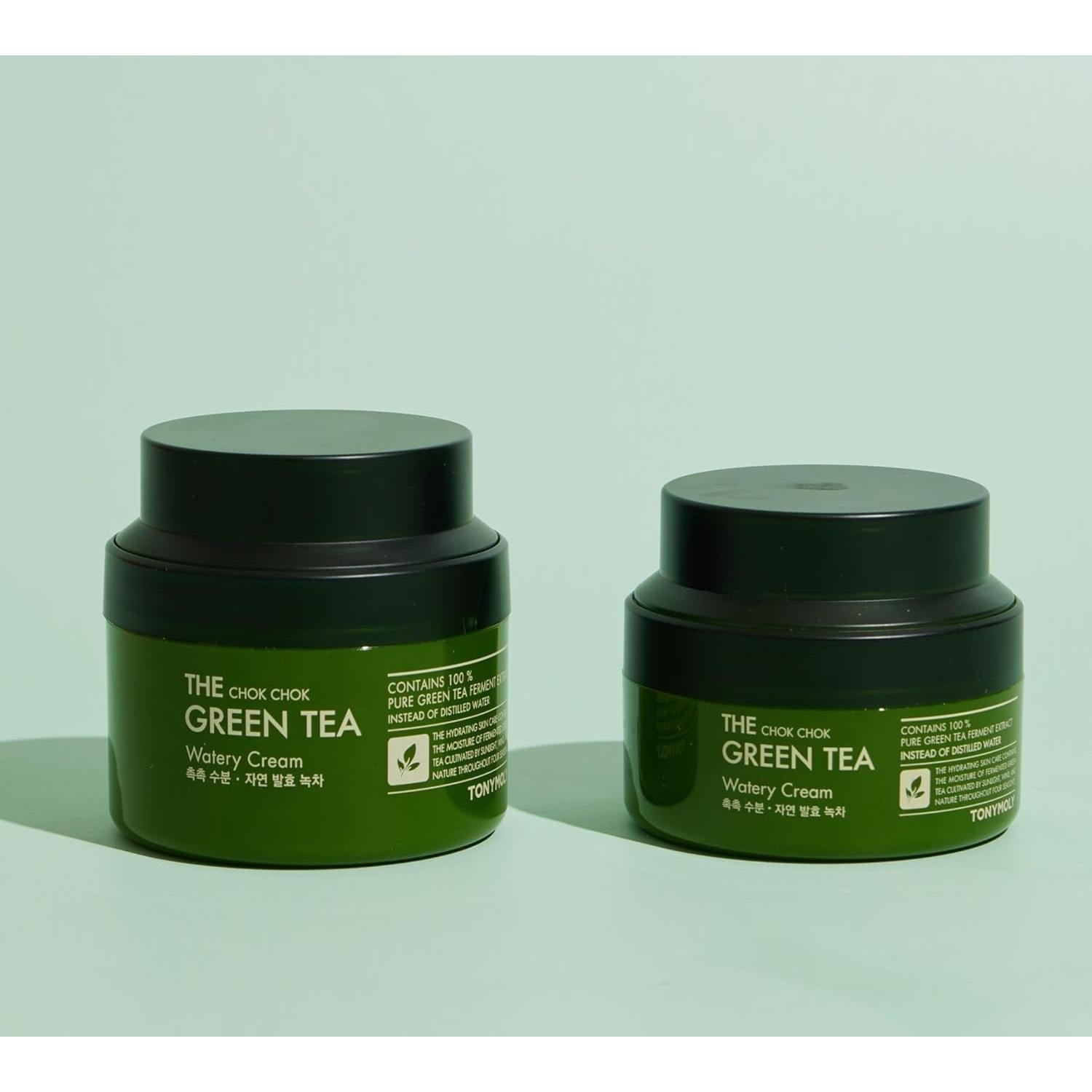 Crema Hidratante Acuosa TONYMOLY Té Verde Chok Chok 100ml