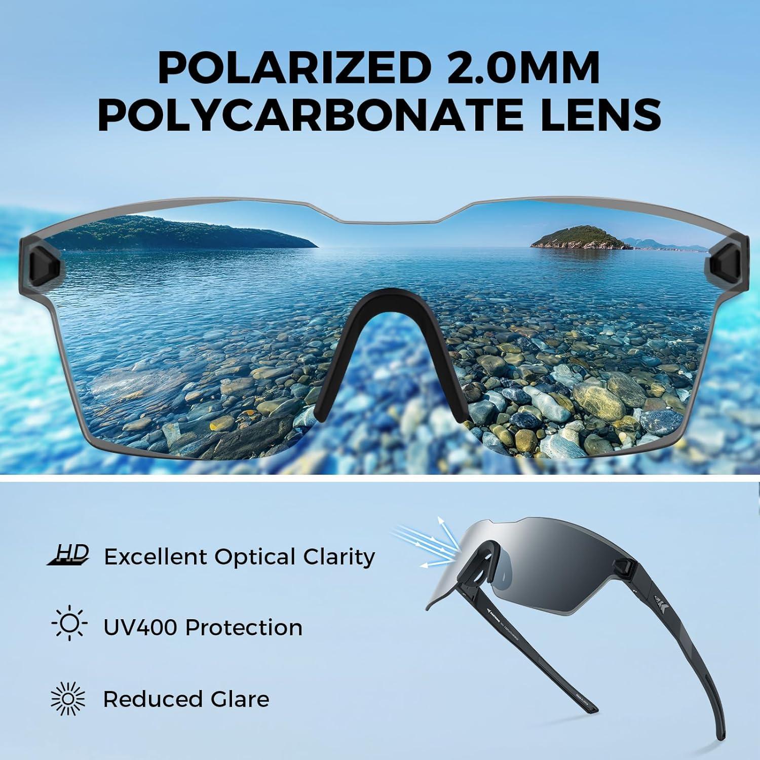 Gafas de sol polarizadas KastKing Tarkio, lentes PC 2.0mm UV400