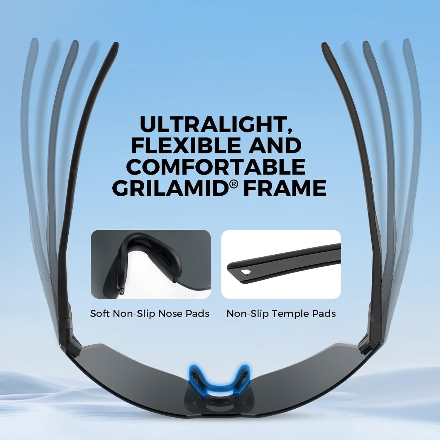 Gafas de sol polarizadas KastKing Tarkio, lentes PC 2.0mm UV400