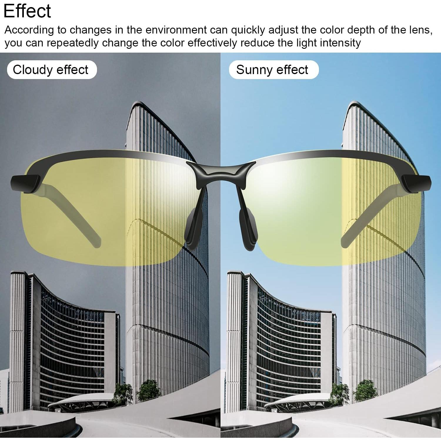 Gafas de sol YIMI fotoquímicas polarizadas UV400 para deportes