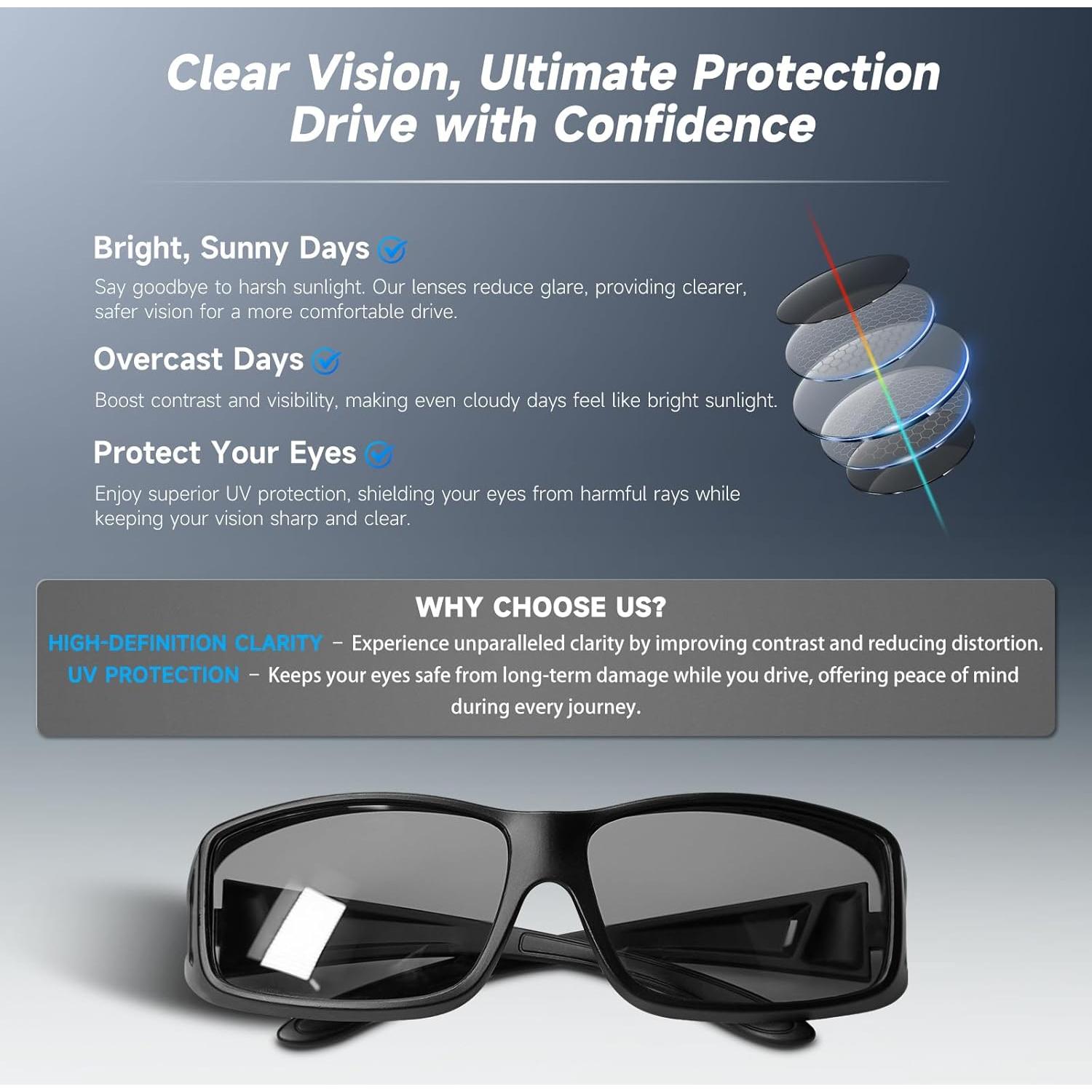 Gafas de sol polarizadas HD UV400 Each Cool para hombres y mujeres