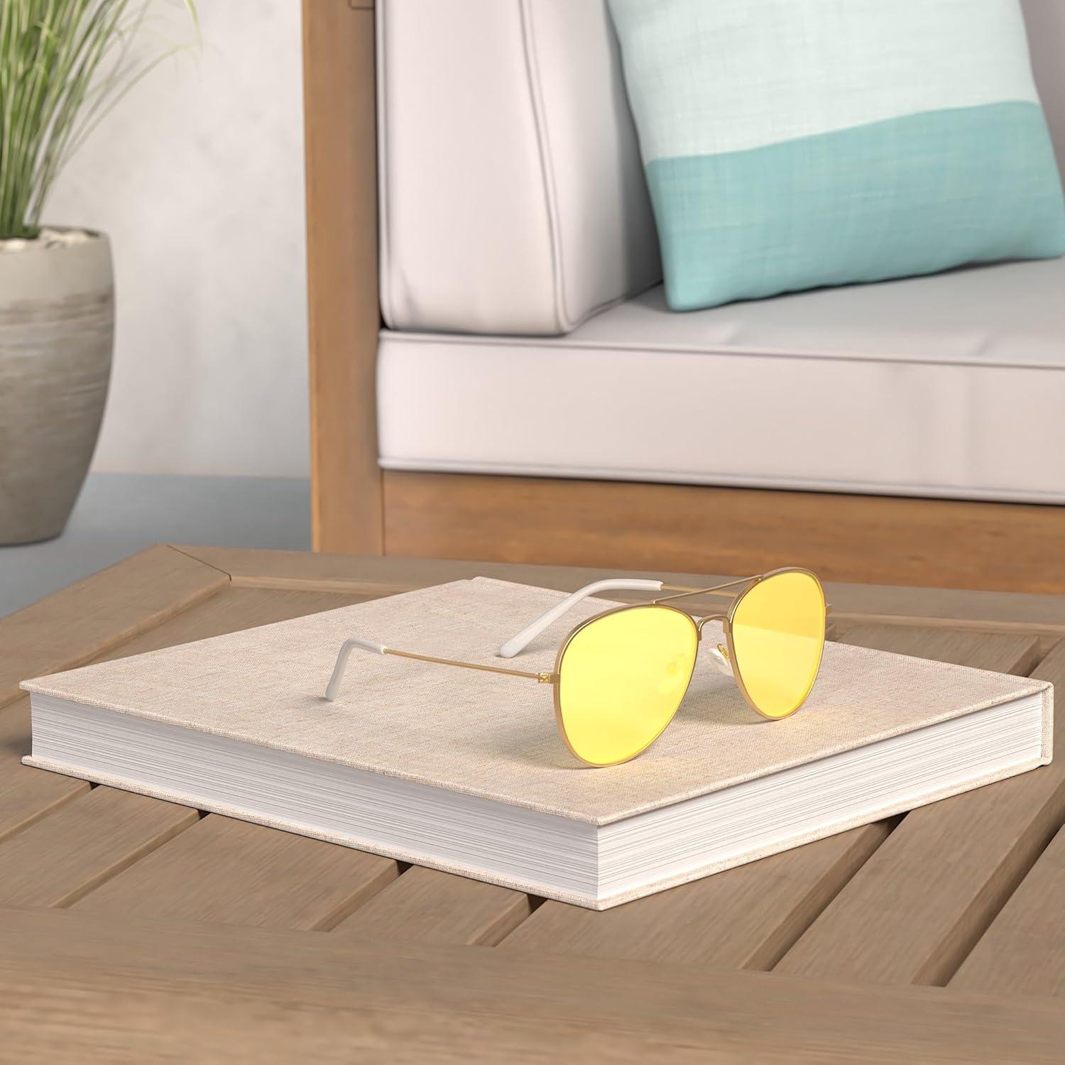 Gafas de Conducción Nocturna Polarizadas HD Amarillas