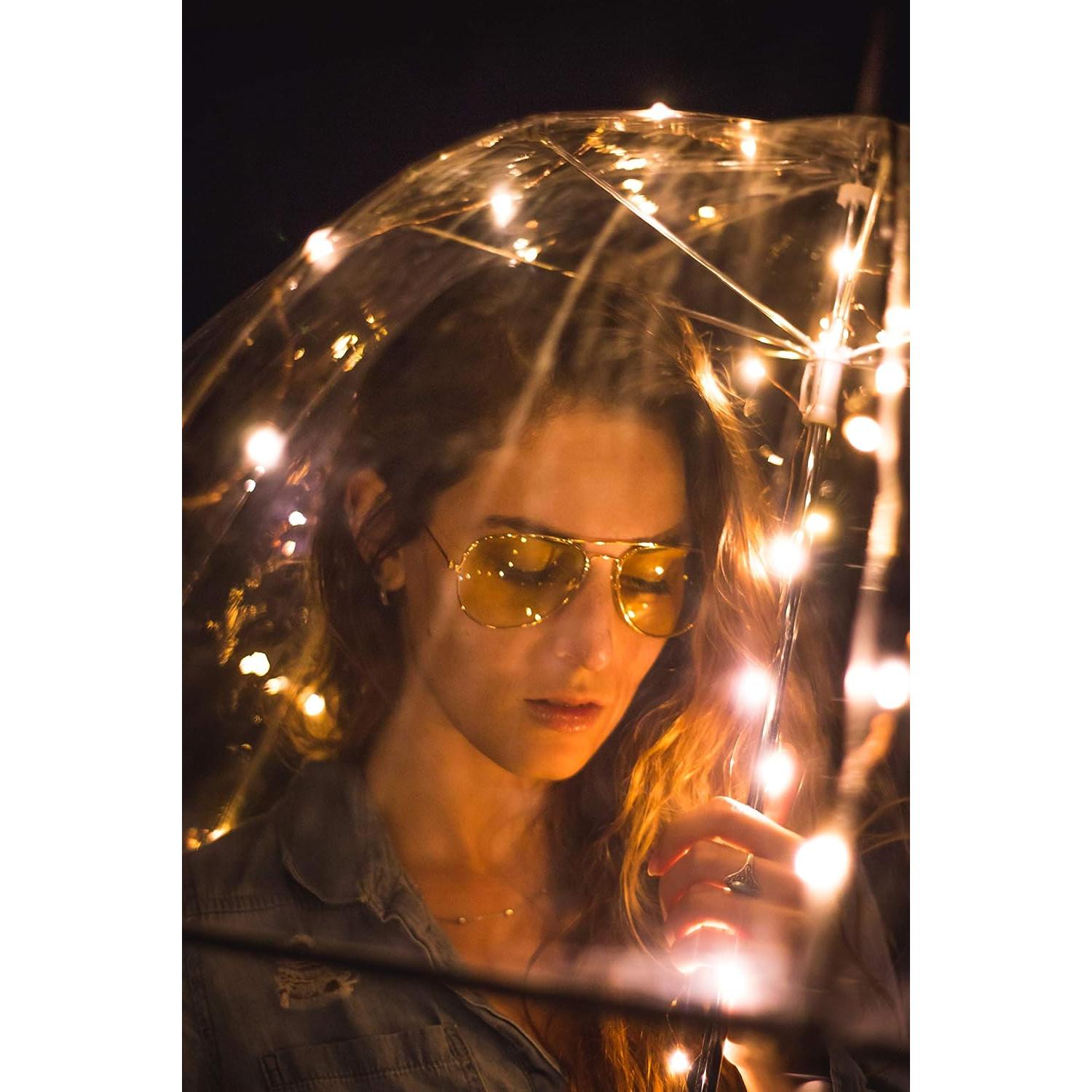 Gafas de Conducción Nocturna Polarizadas HD Amarillas