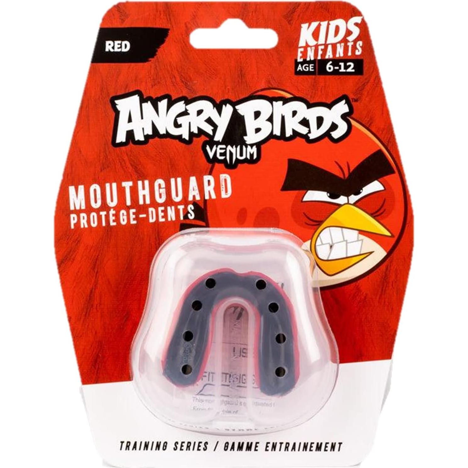 Protector Bucal Venum Challenger Angry Birds Niños Rojo