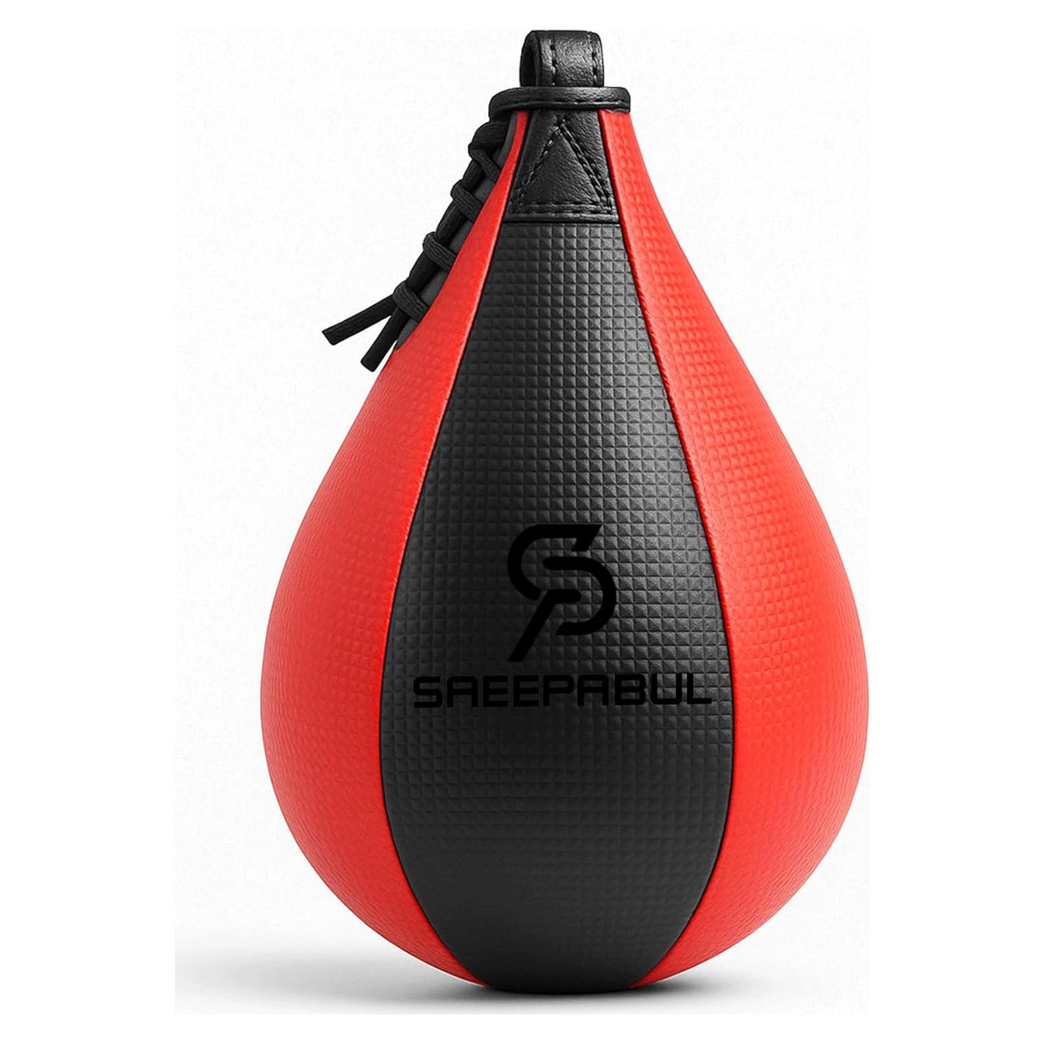 Bolsa de Velocidad SAEEPABUL Pera Cuero PU 25.4x17.8cm Boxeo