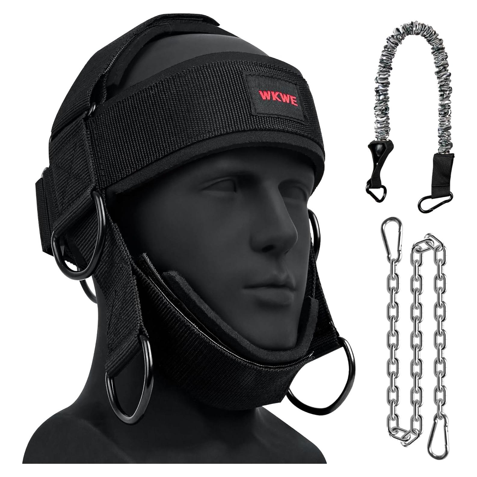 Arnés para Cuello WKWE Ajustable con Cadena de Acero 99 cm