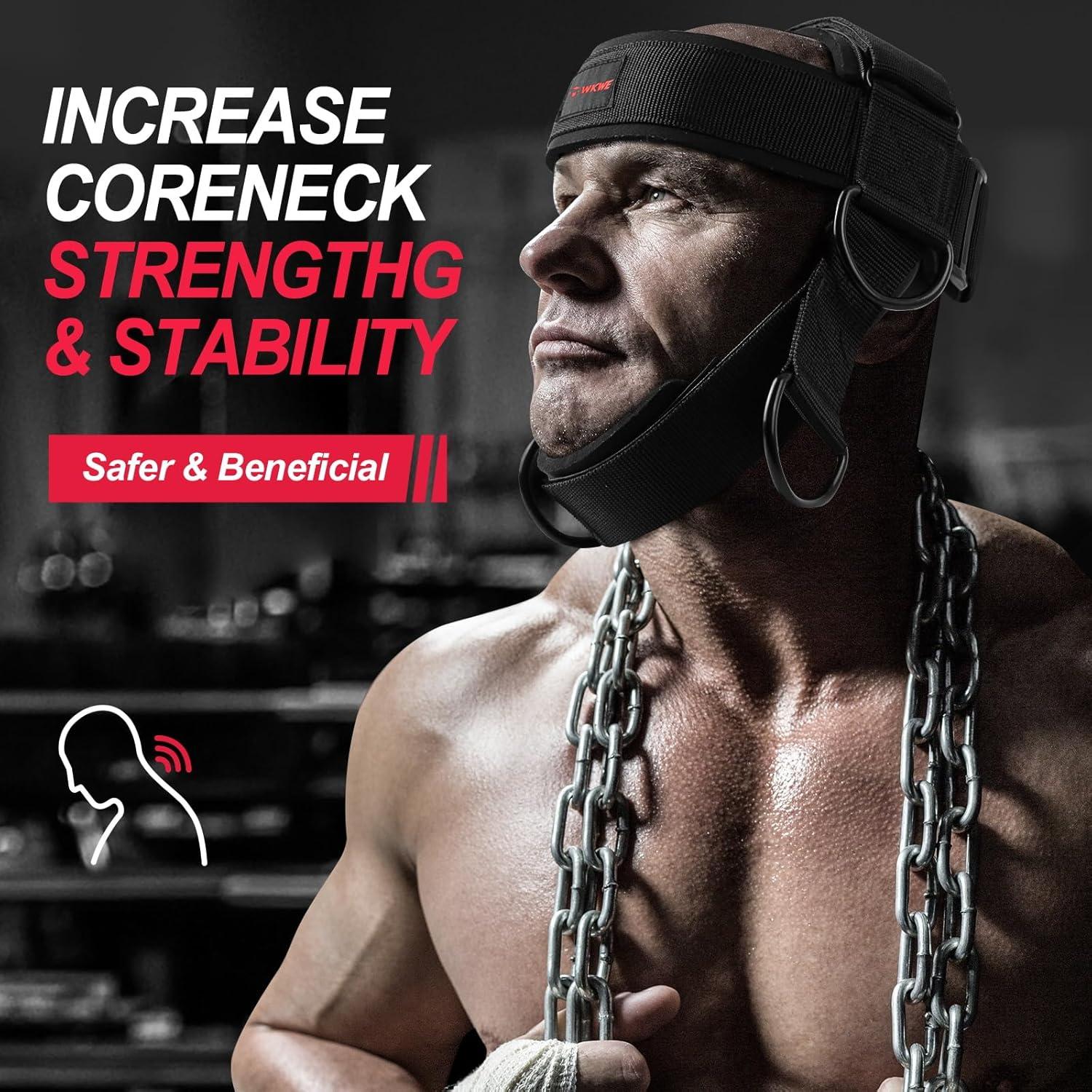 Arnés para Cuello WKWE Ajustable con Cadena de Acero 99 cm