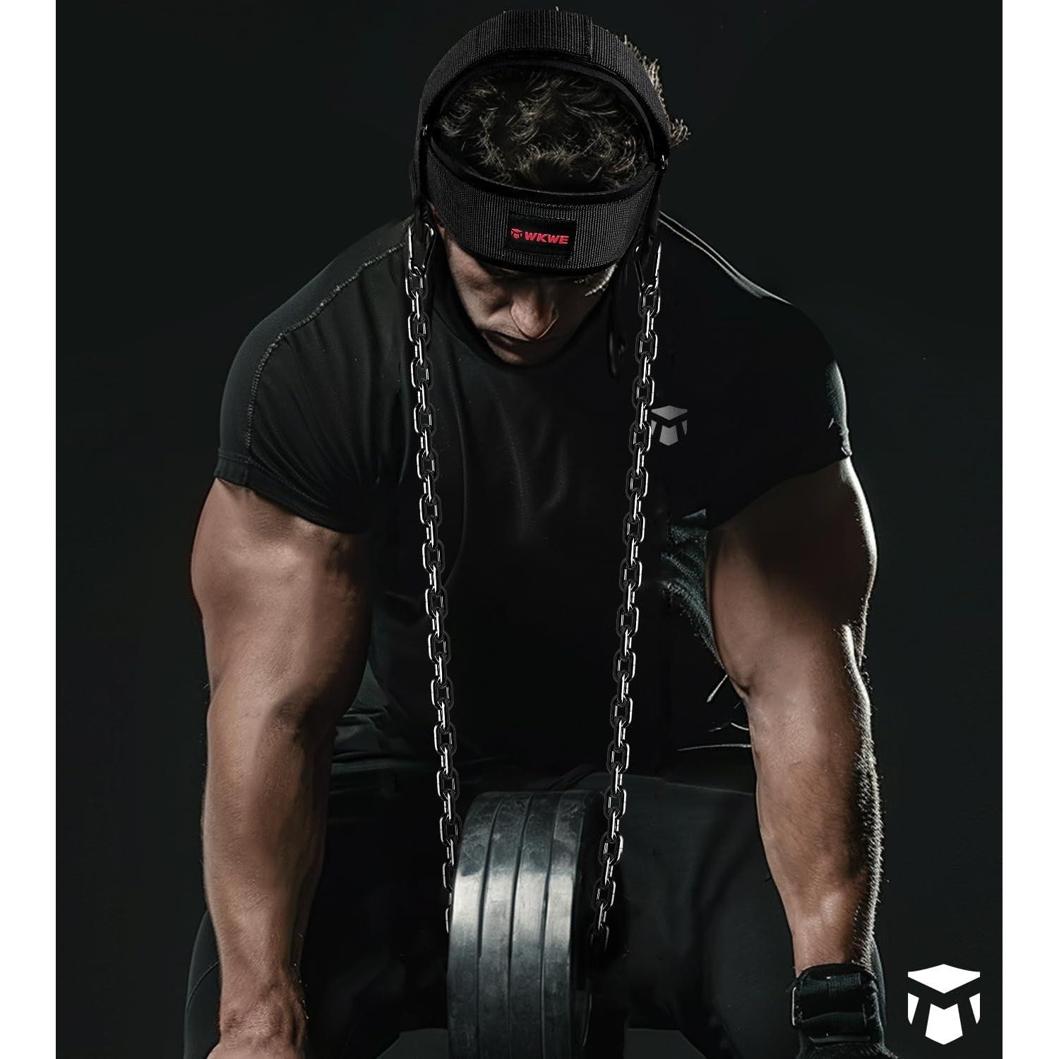 Arnés para Cuello WKWE Ajustable con Cadena de Acero 99 cm