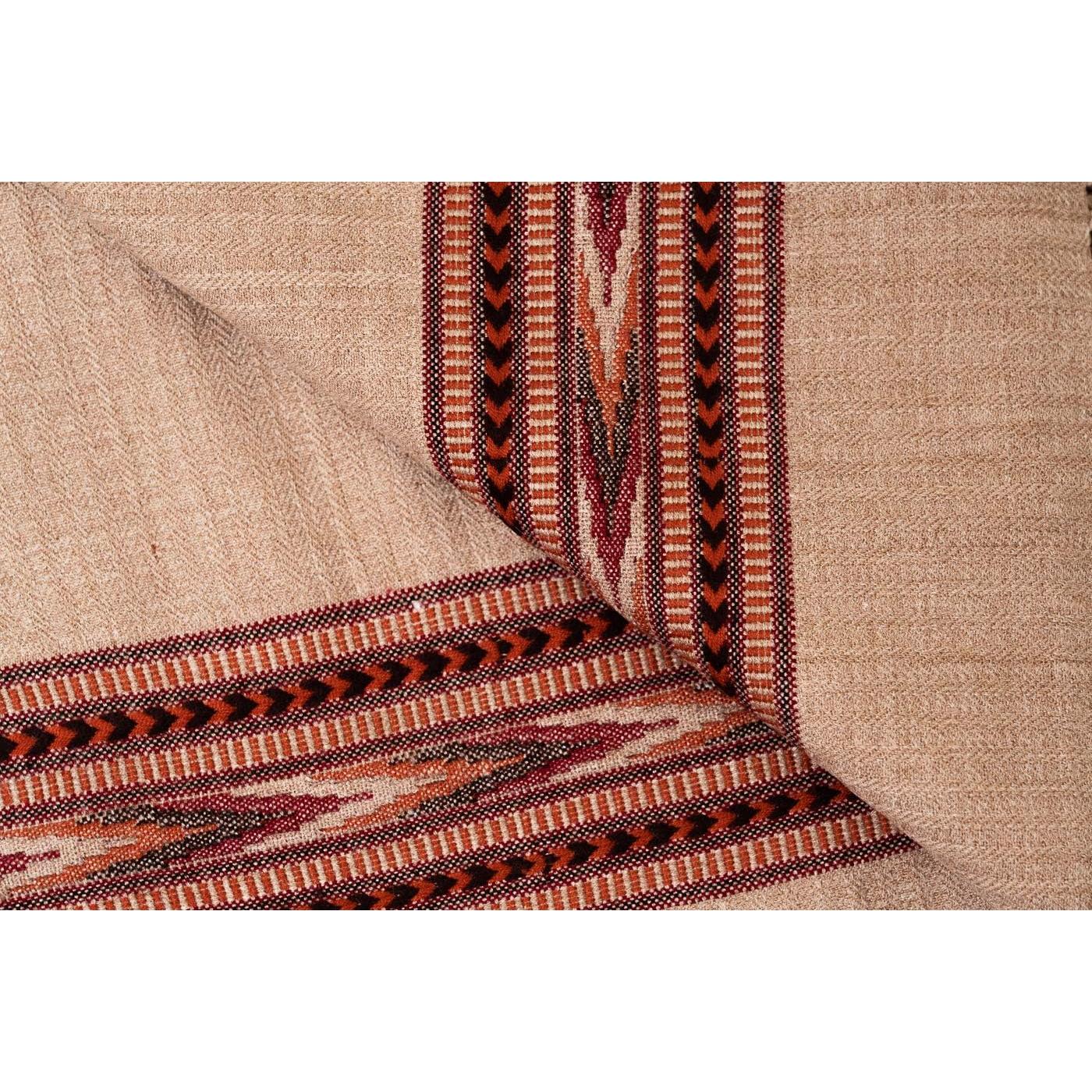 Chal de Meditación Om Shanti Crafts - Lana Vegana 274x132 cm