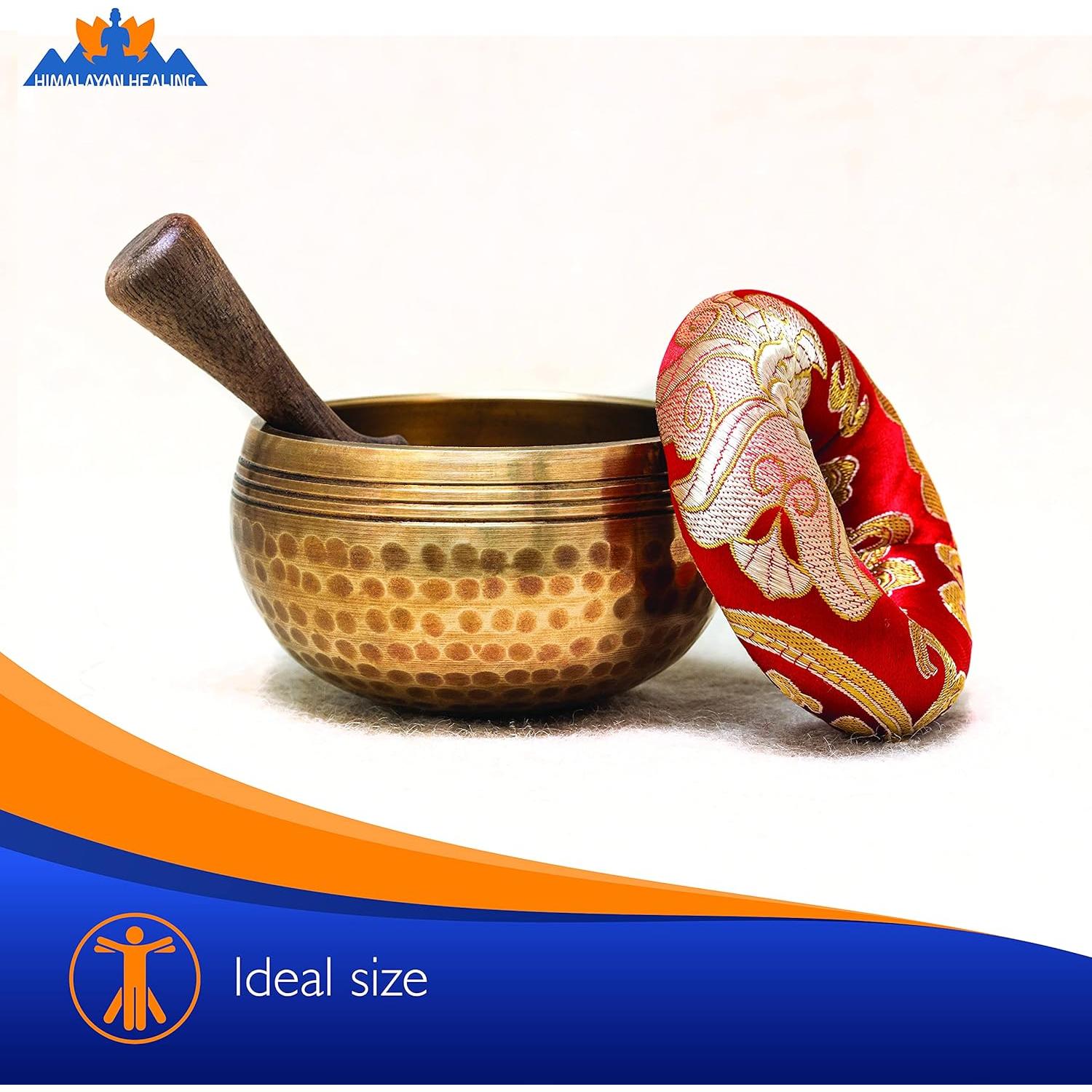 Cuenco Cantor Tibetano 7.62 cm Himalayan Healing - Oro