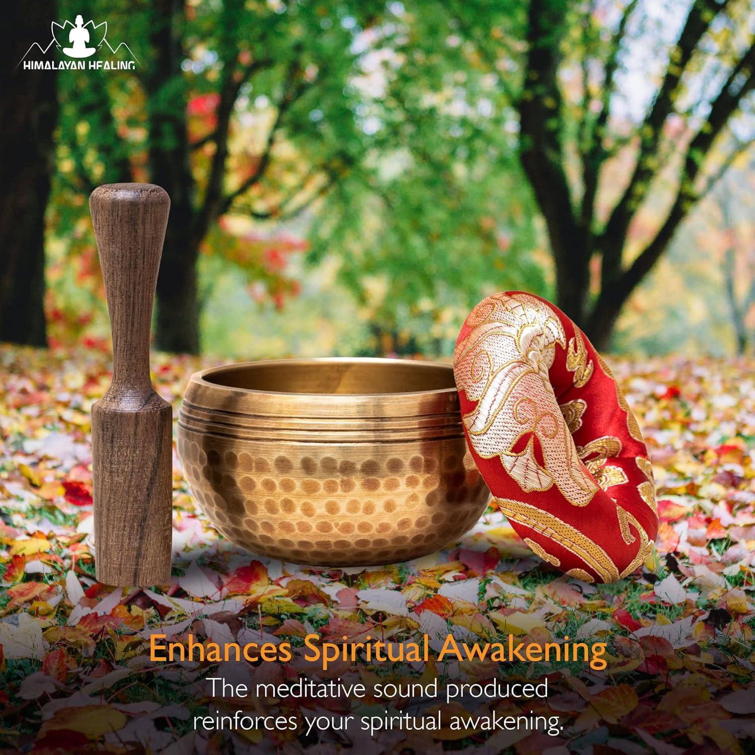 Cuenco Cantor Tibetano 7.62 cm Himalayan Healing - Oro