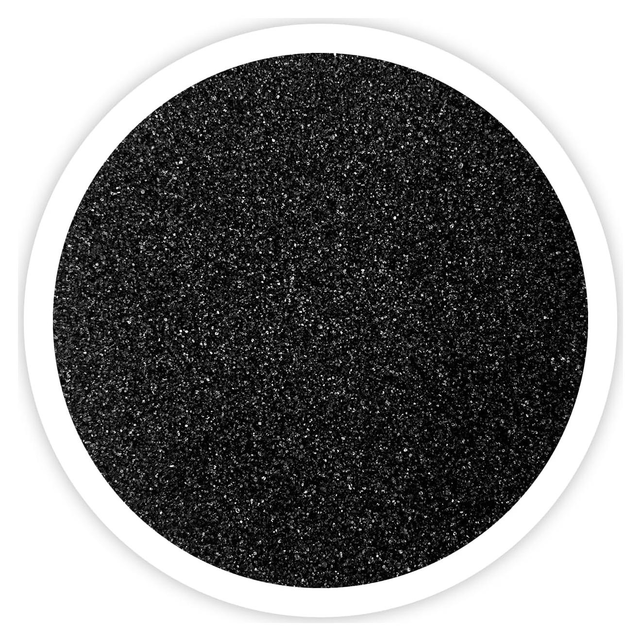 Arena Negra Sandsational Sparkle 1 LB para Bodas y Manualidades