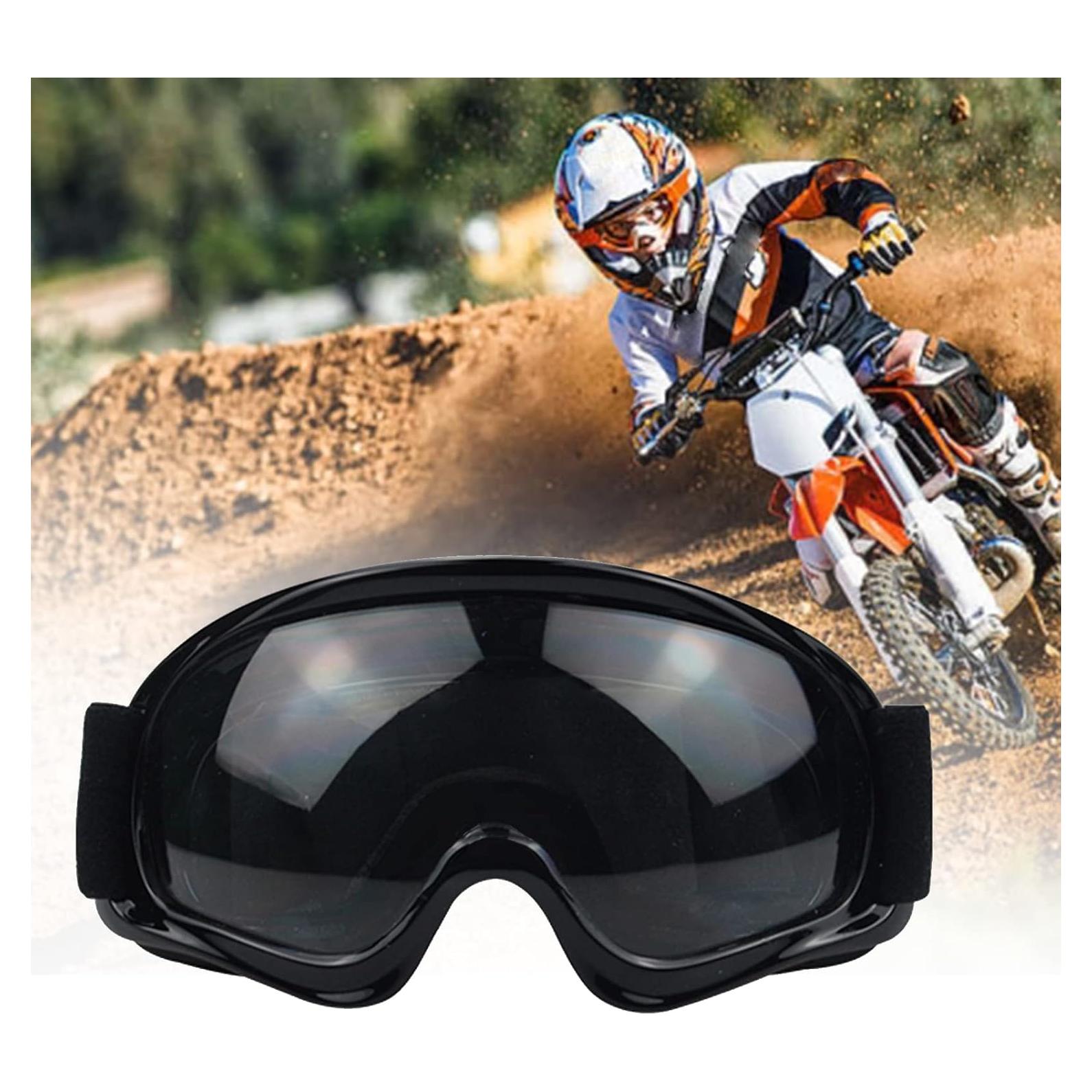 Gafas de Motocross para Niños YIMOPART Ajustables Negras