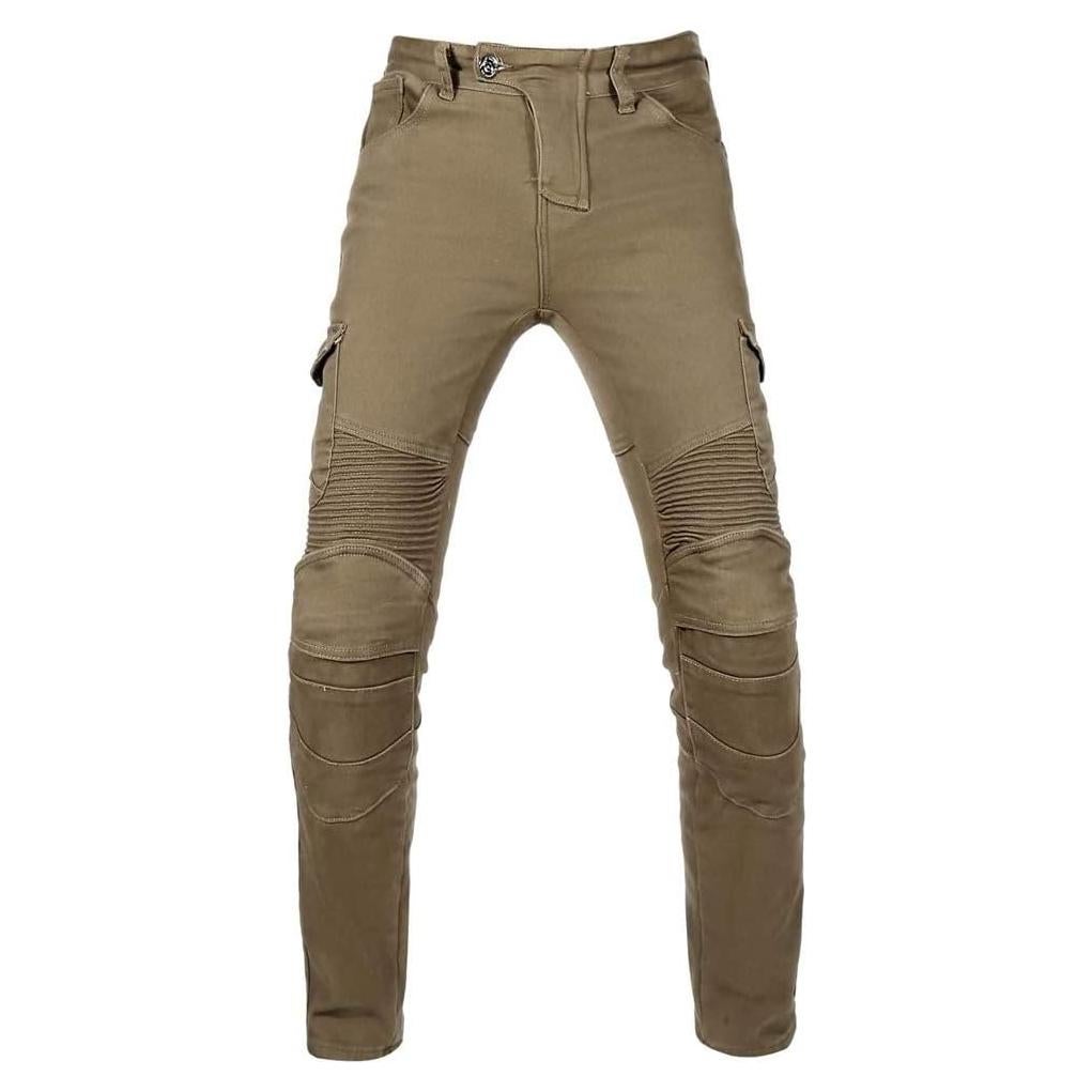 Jeans de Motocicleta Takuey PV06 Verde Ejercito S 80 cm