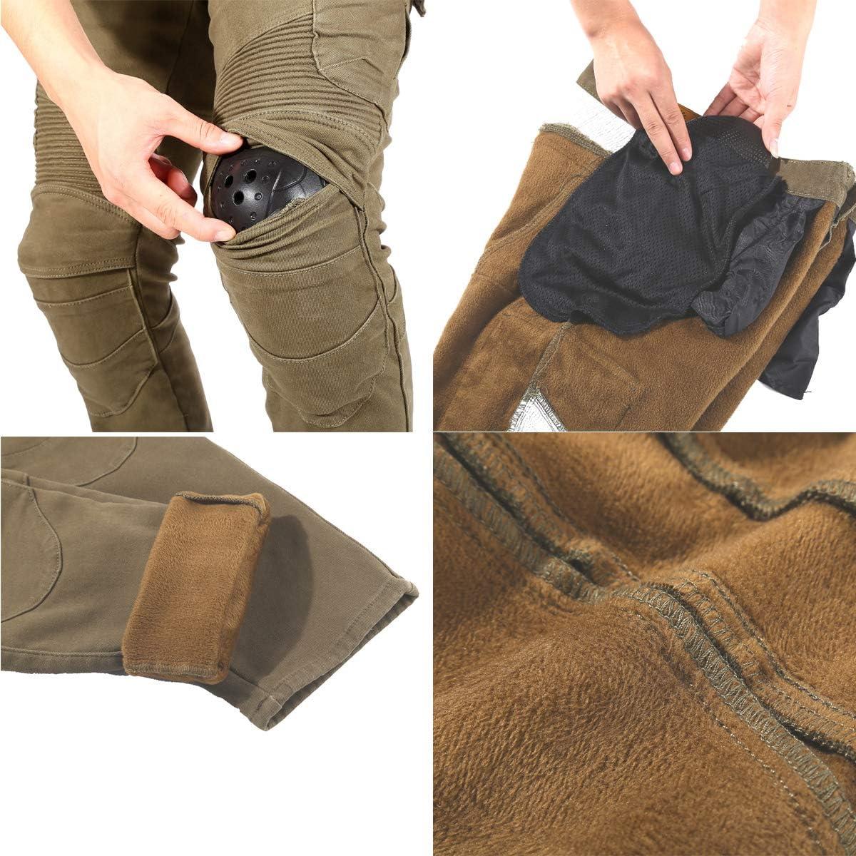 Jeans de Motocicleta Takuey PV06 Verde Ejercito S 80 cm