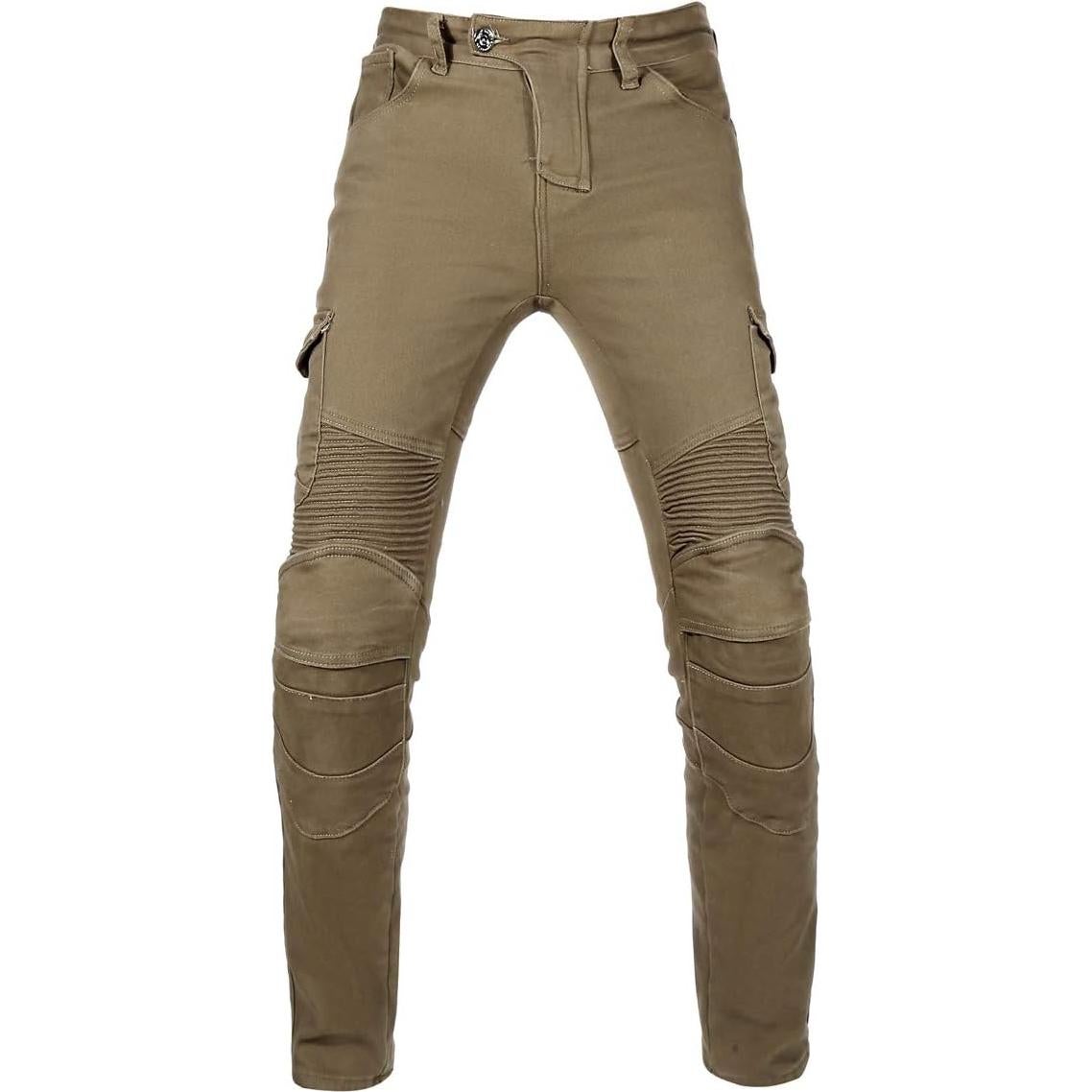 Jeans de Motocicleta Takuey PV06 Verde Ejercito S 80 cm