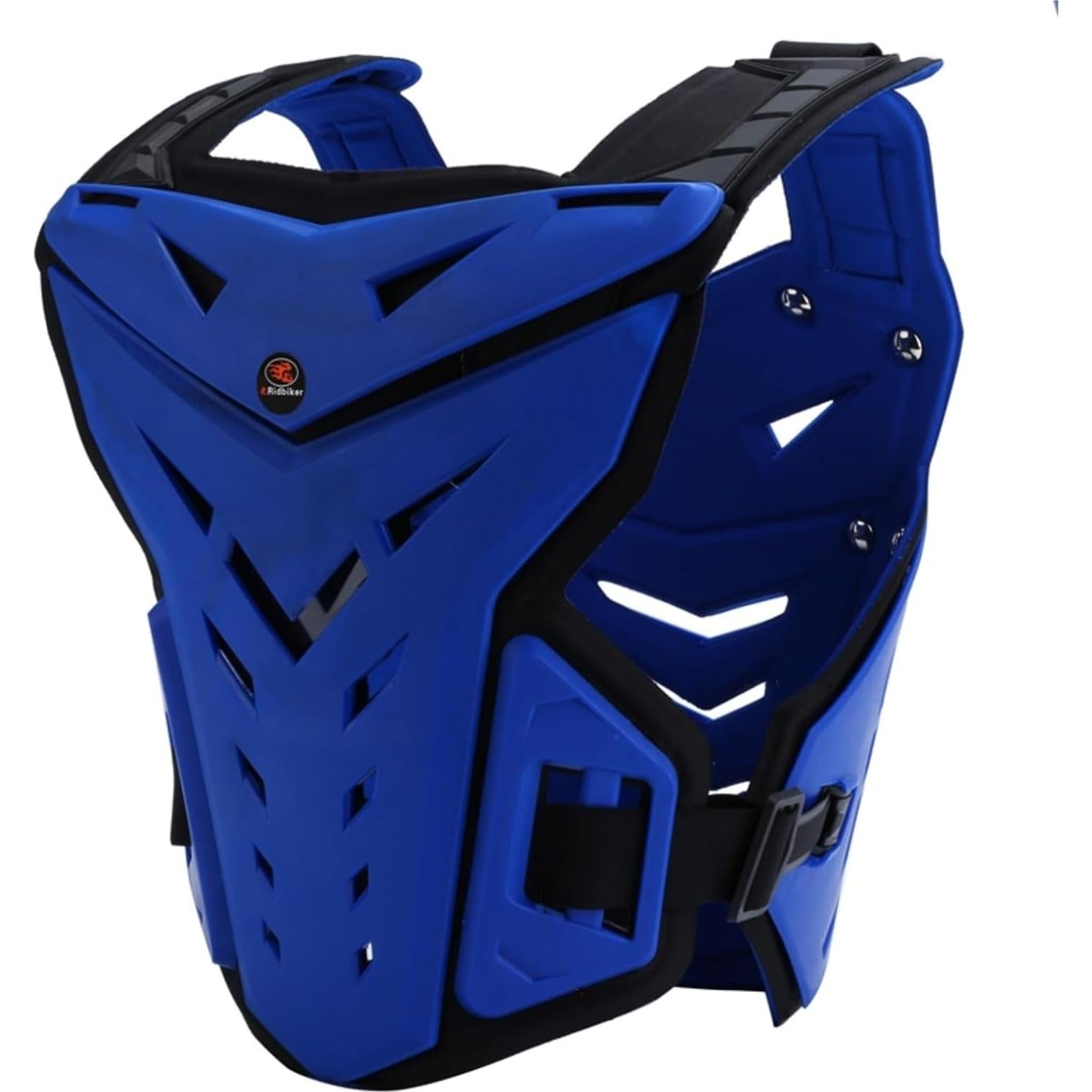 Protector de Pecho RIDBIKER para Motocicleta Ajustable Negro