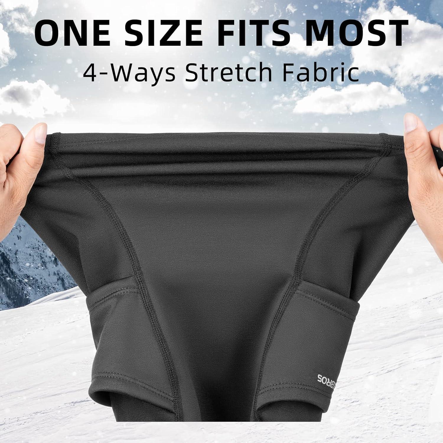 Pasamontañas ROCKBROS Térmico para Hombres Negro