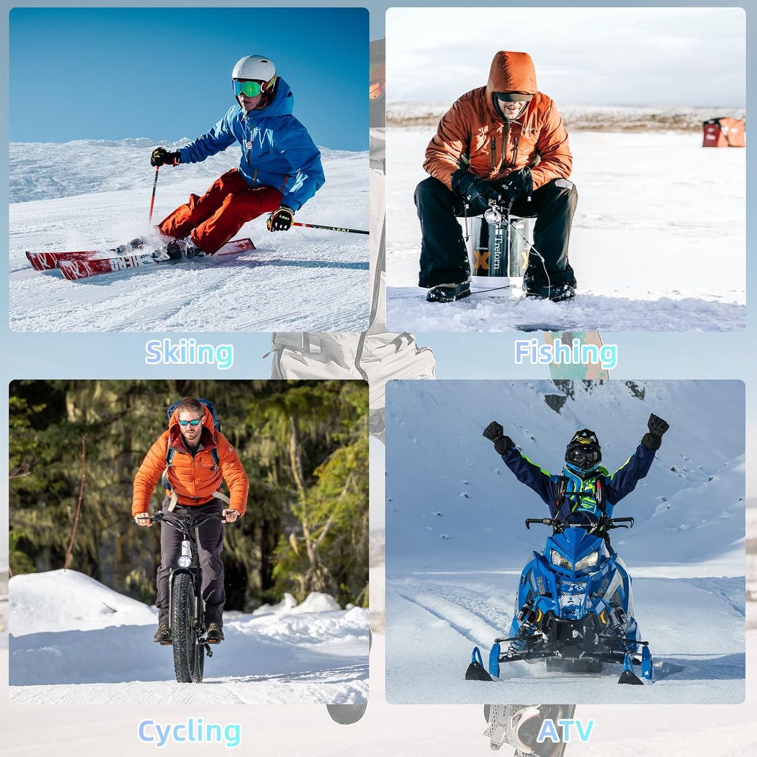 Pasamontañas ROCKBROS Térmico para Hombres Negro