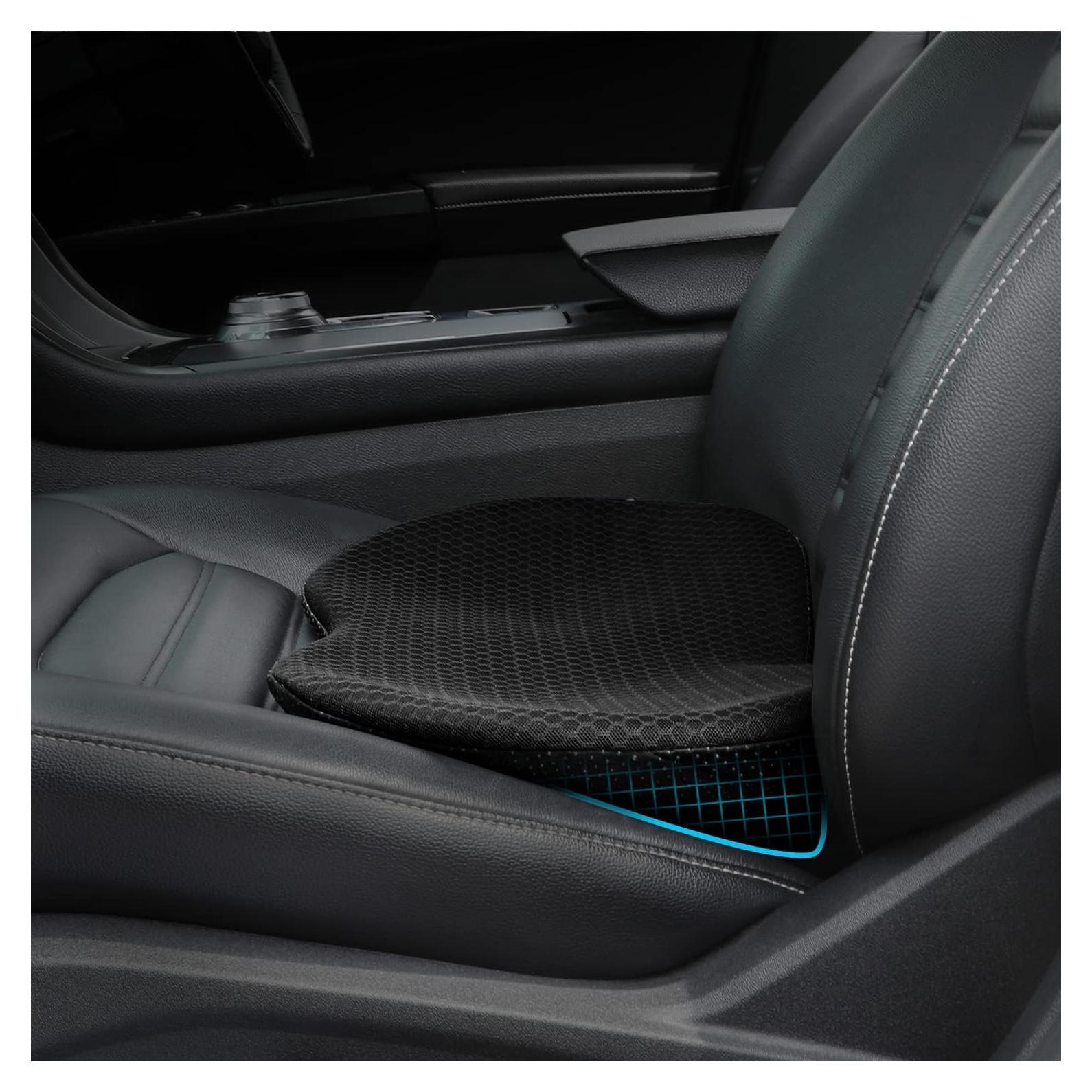 Cojín de Asiento Ergonómico KINGLETING Negro Espuma Viscoelástica